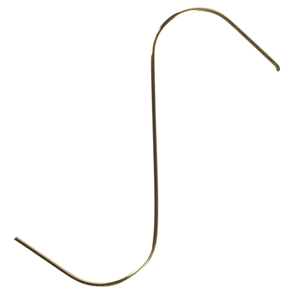100 guld krokar 4 cm för julgranskulor - enkel upphängning