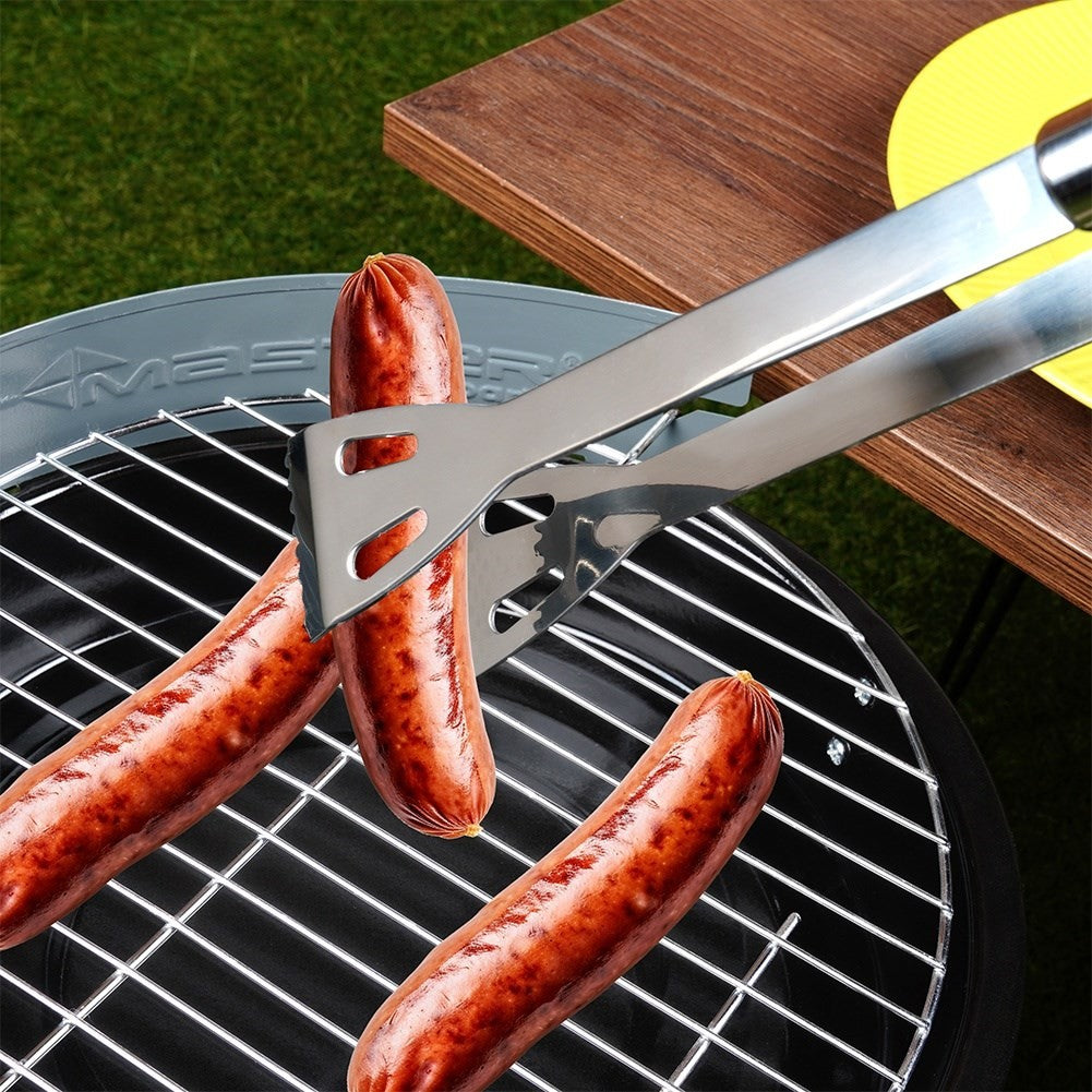 10 nödvändiga grillredskap i väska, rostfritt stål