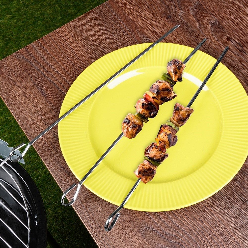 10 nödvändiga grillredskap i väska, rostfritt stål