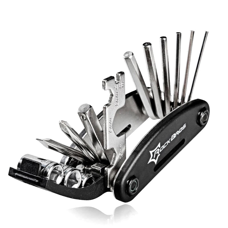 16in1 MultiTool för cykelreparation - svart