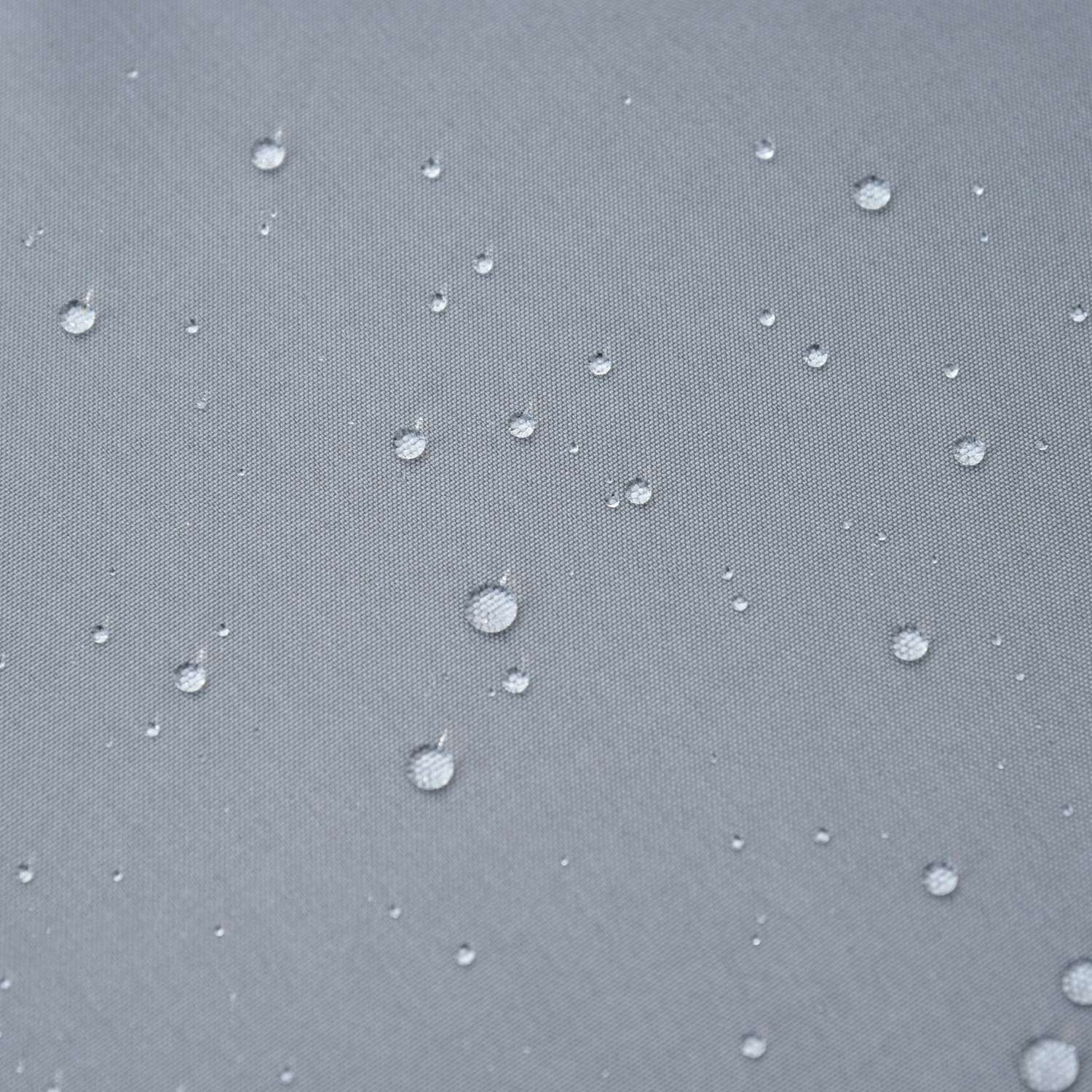 3-sits polyrotting trädgårdssoffa med kuddar – Grå