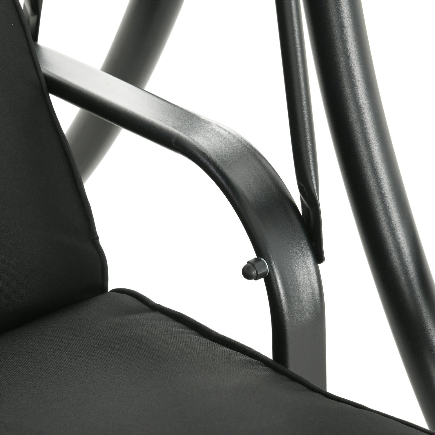 3-sits trädgårdsgunga med kapell – Stöder upp till 300 kg