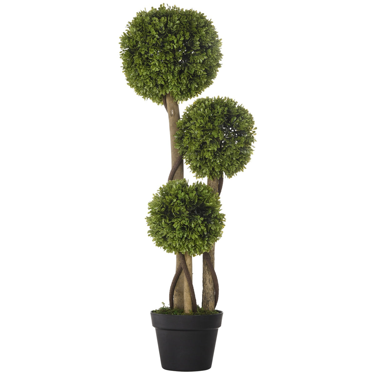 90 cm UV-skyddat buxbom i kruka – inomhus/utomhus