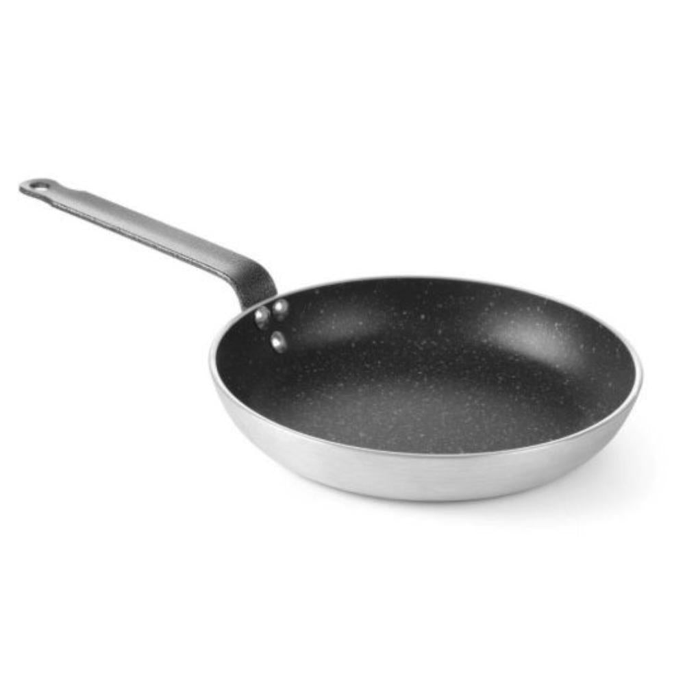 Aluminiumstekpanna med marmorerad non-stick beläggning. 280 mm - Hendi 627624