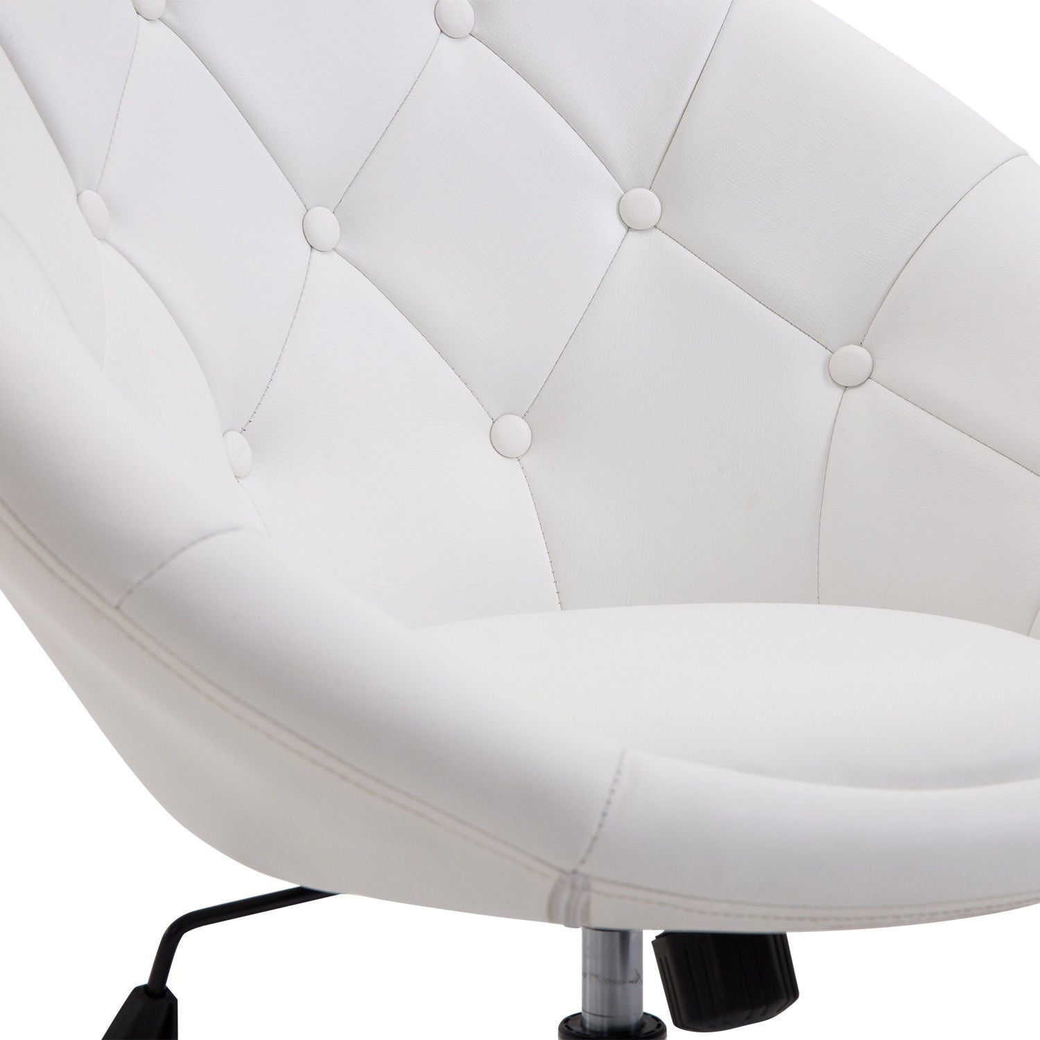 Justerbar svängbar arbetspall, kromstål, 56-90 Cm