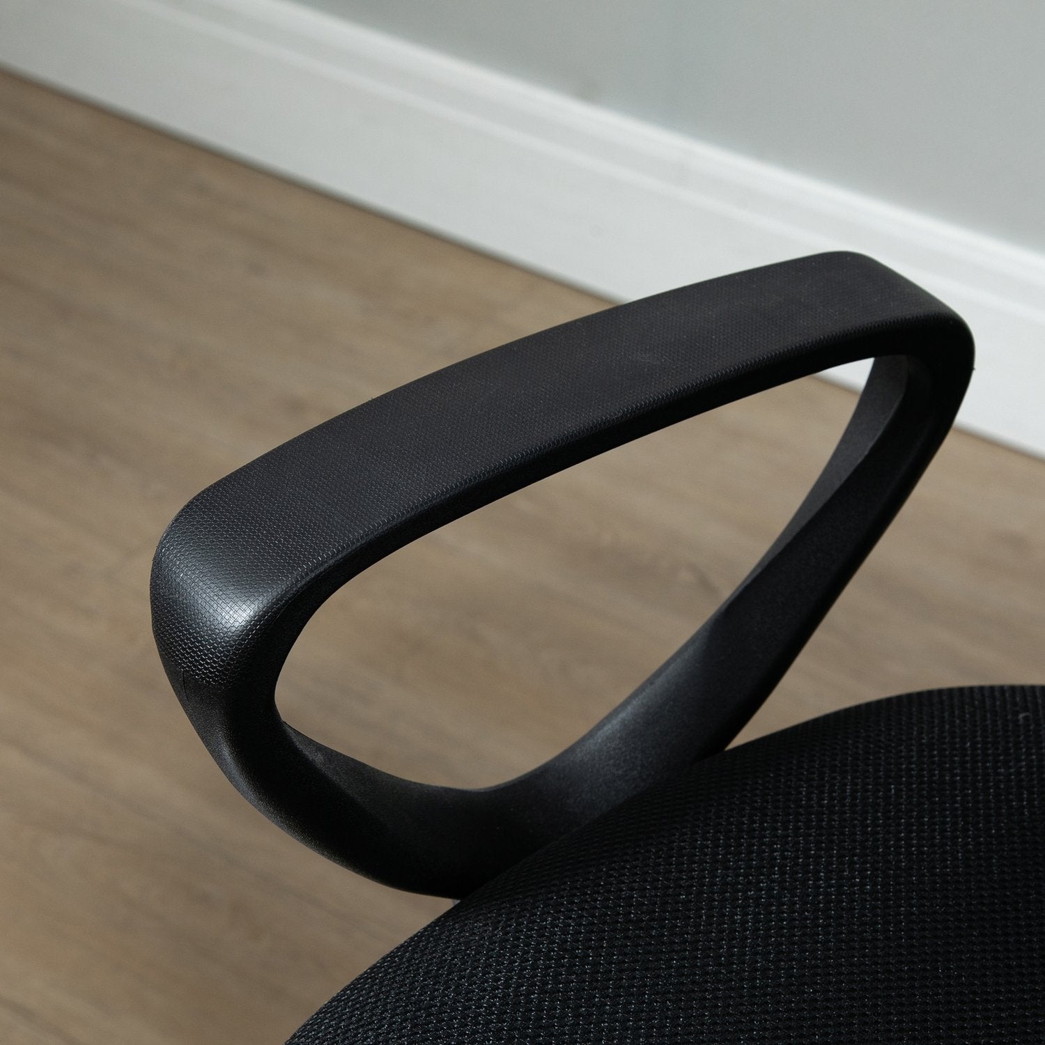 Ergonomisk vridbar kontorsstol, höjdjusterbar med fotstöd