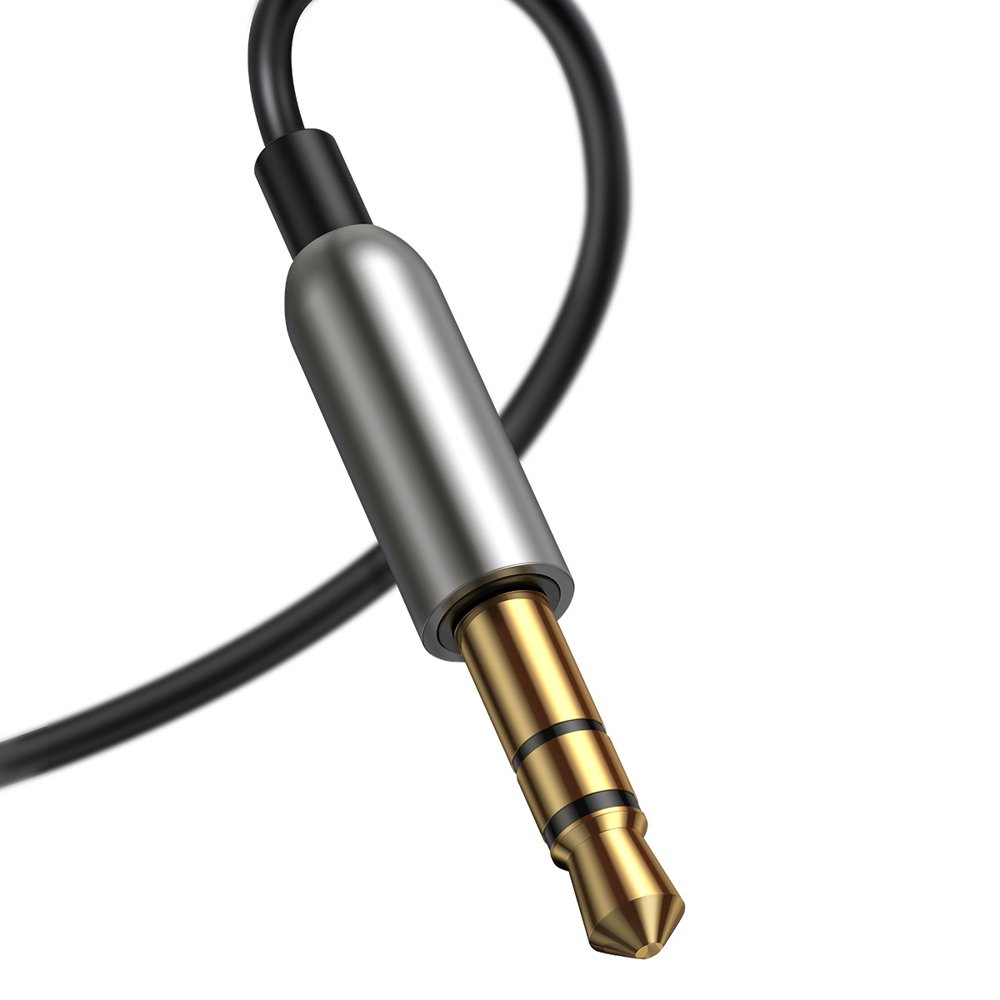 BA01 Bluetooth 5.0 ljudmottagare ljudadapterkabel AUX-jack svart