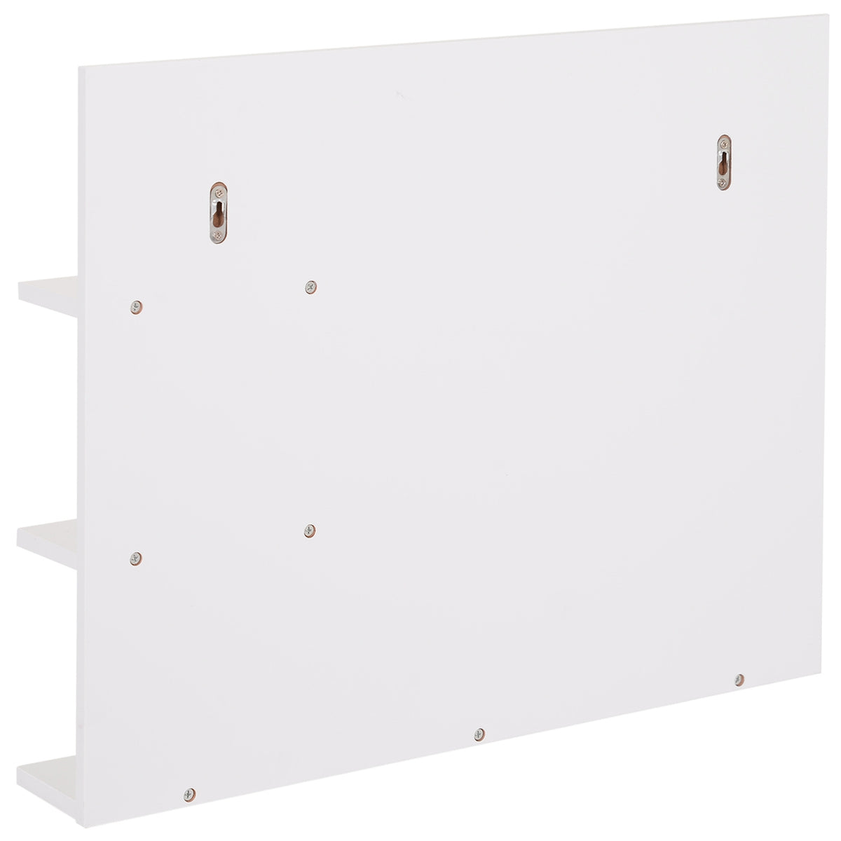 Badkamerspiegelkast met 3 schappen, Wit MDF 60x10x48cm