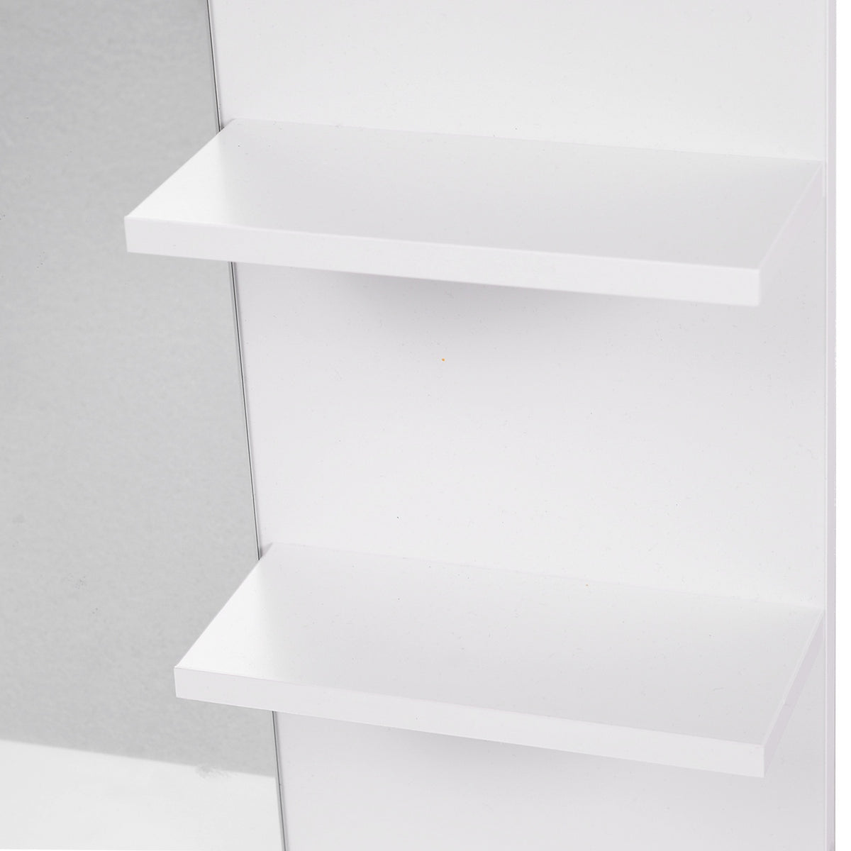 Badkamerspiegelkast met 3 schappen, Wit MDF 60x10x48cm