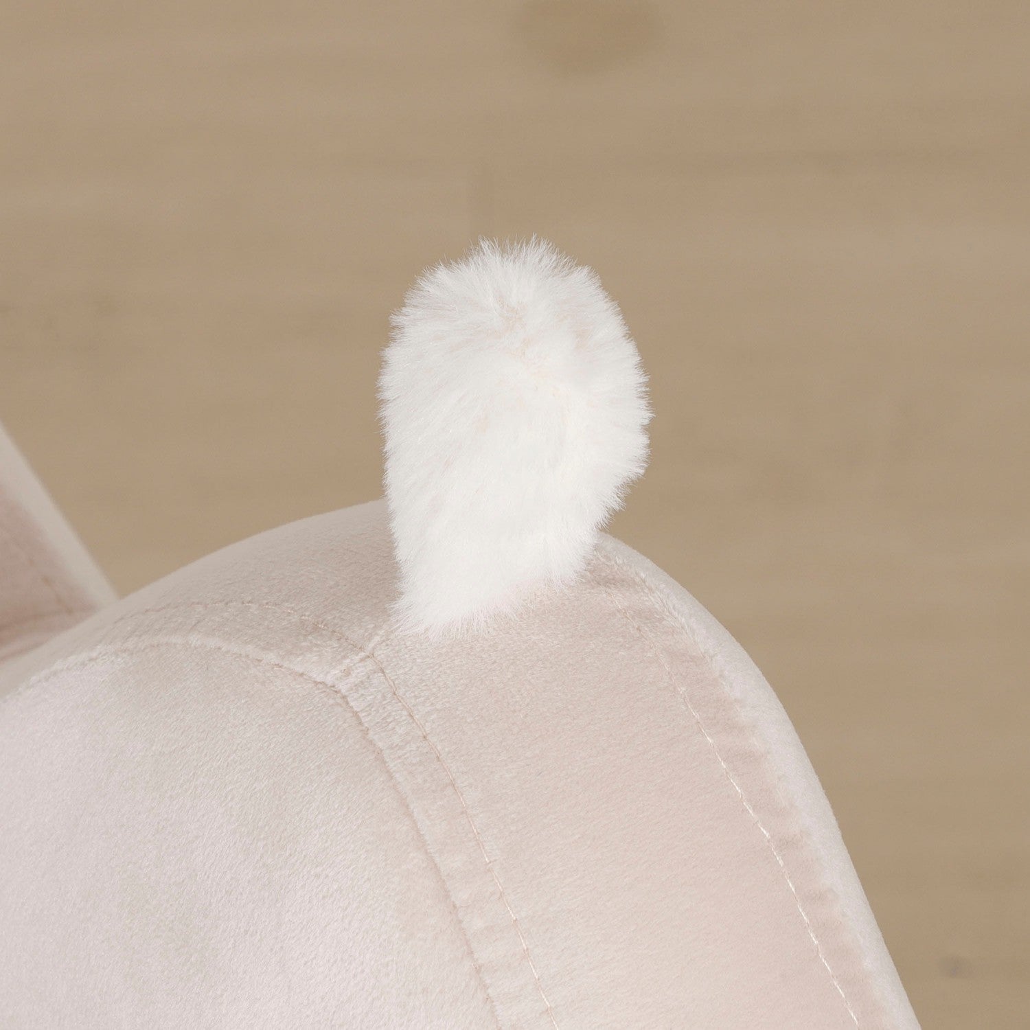 Ljusrosa barnsoffa, bekväm fåtölj 50x42x58cm