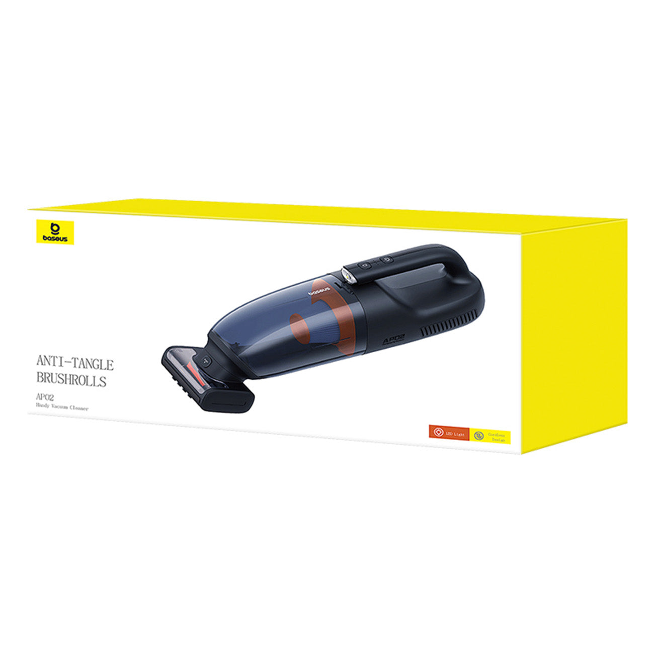 Baseus AP02 6000Pa 130W handhållen bildammsugare, svart