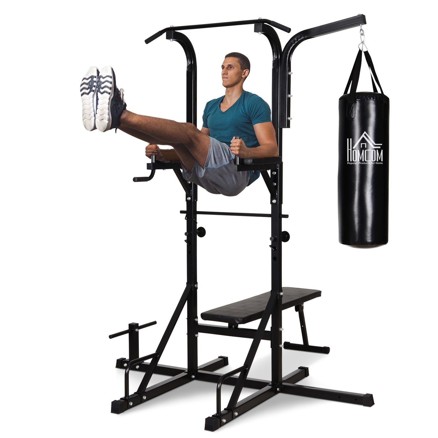 Black Steel Boxningssäck – Stor 180x183x219 cm