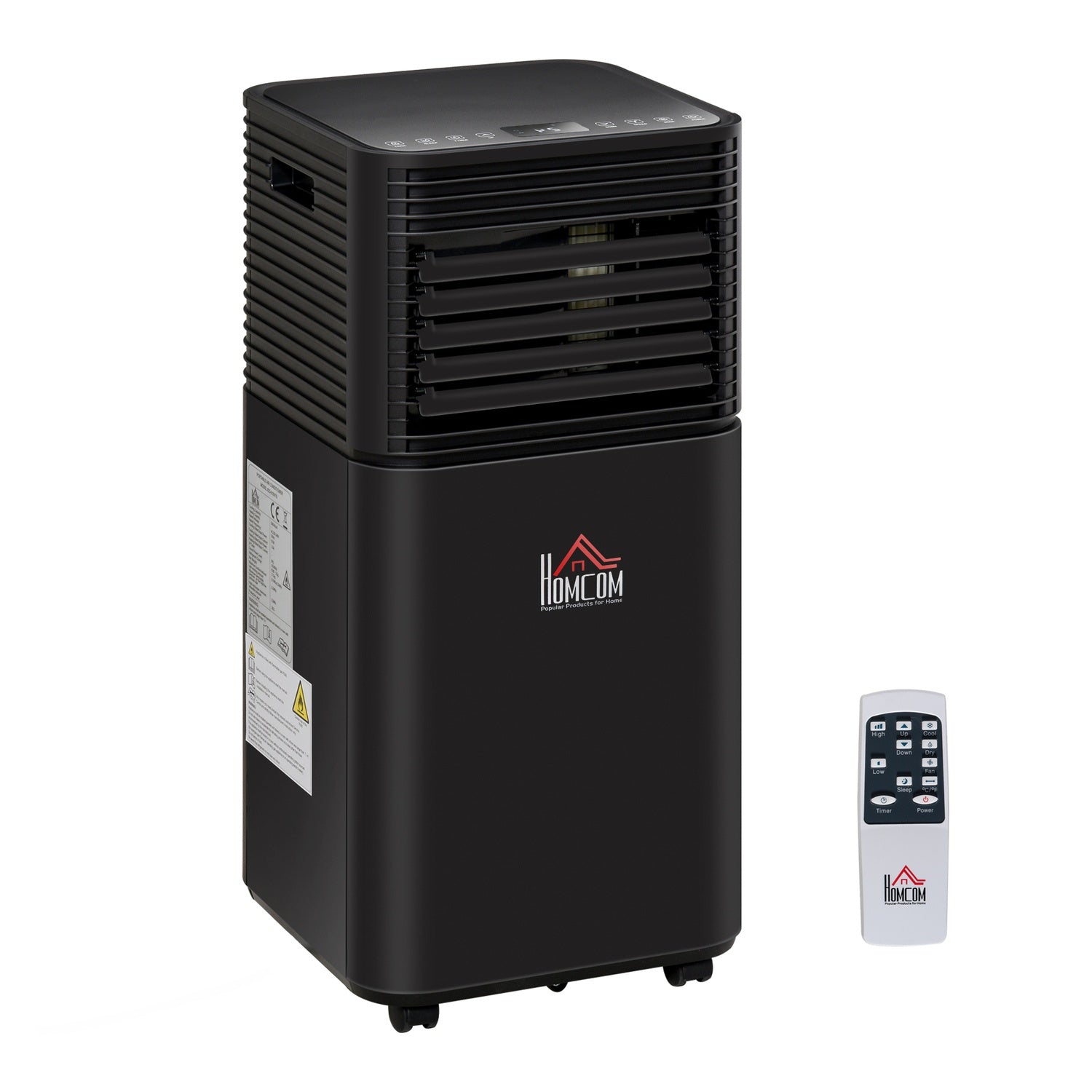Bärbar 8000 BTU luftkonditionering, 4-i-1 med fjärrkontroll