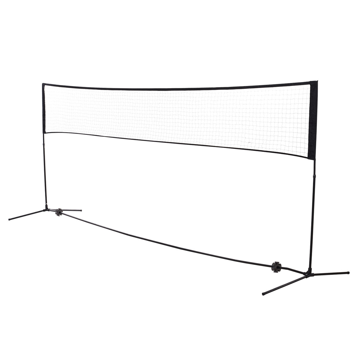 Přenosná síť na badminton, volejbal a tenis, 2 výšky 94/158 cm