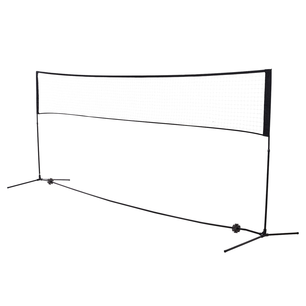 Přenosná síť na badminton, volejbal a tenis, 2 výšky 94/158 cm