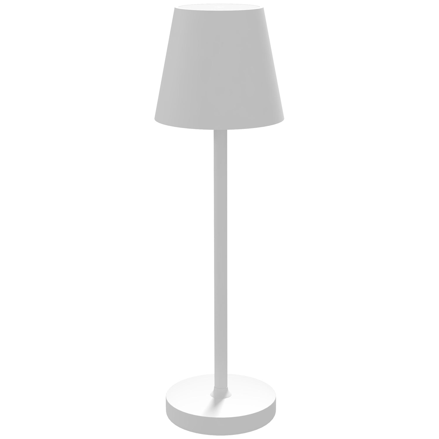 Bärbar metall USB-bordslampa – Uppladdningsbar, 3 ljuslägen