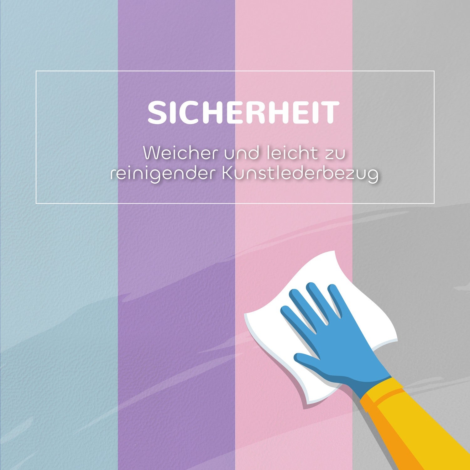 Byggklossar i jätteskum, konstläder, 1-3 år