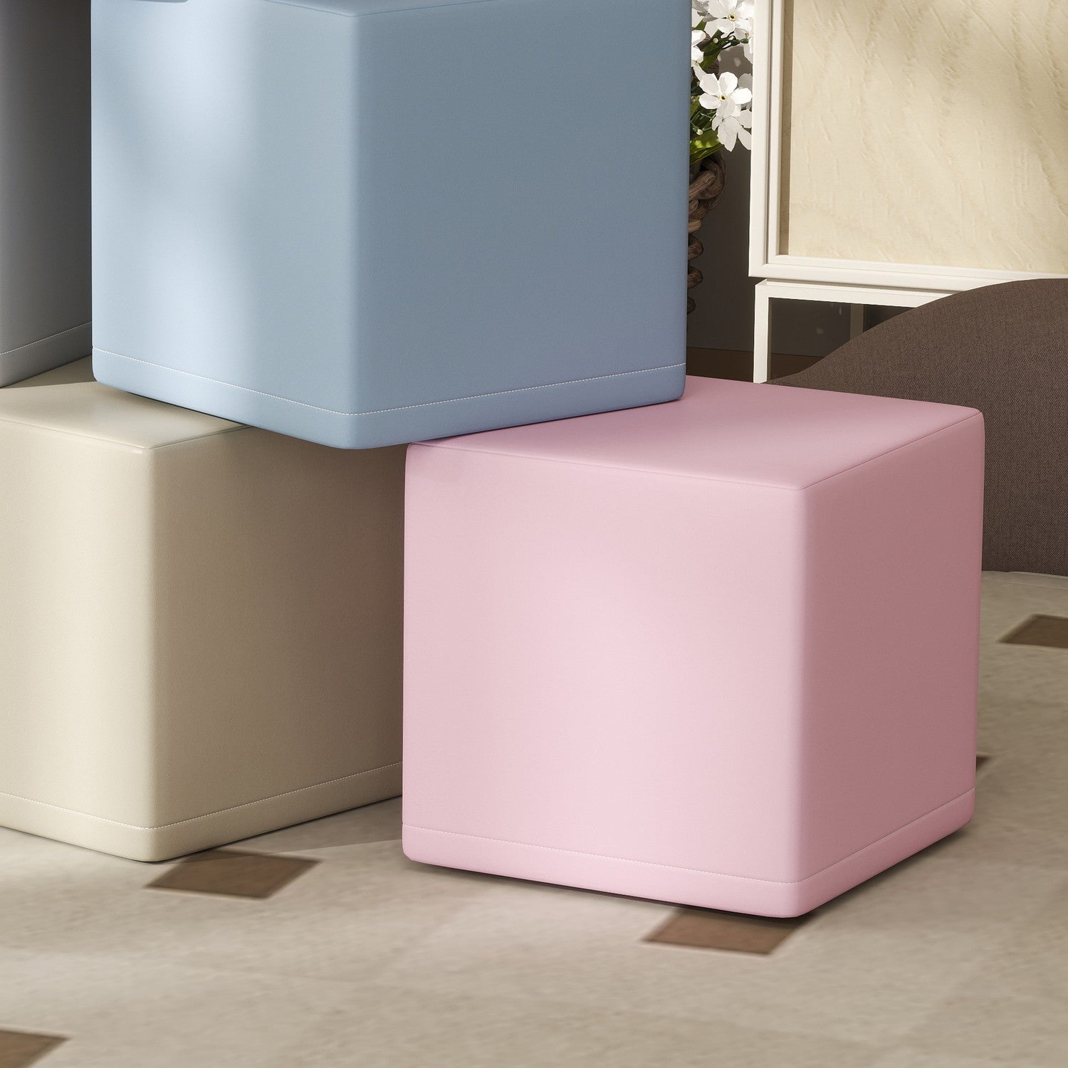 Byggklossar i mjukt skum – 12 gigantiska delar för småbarn