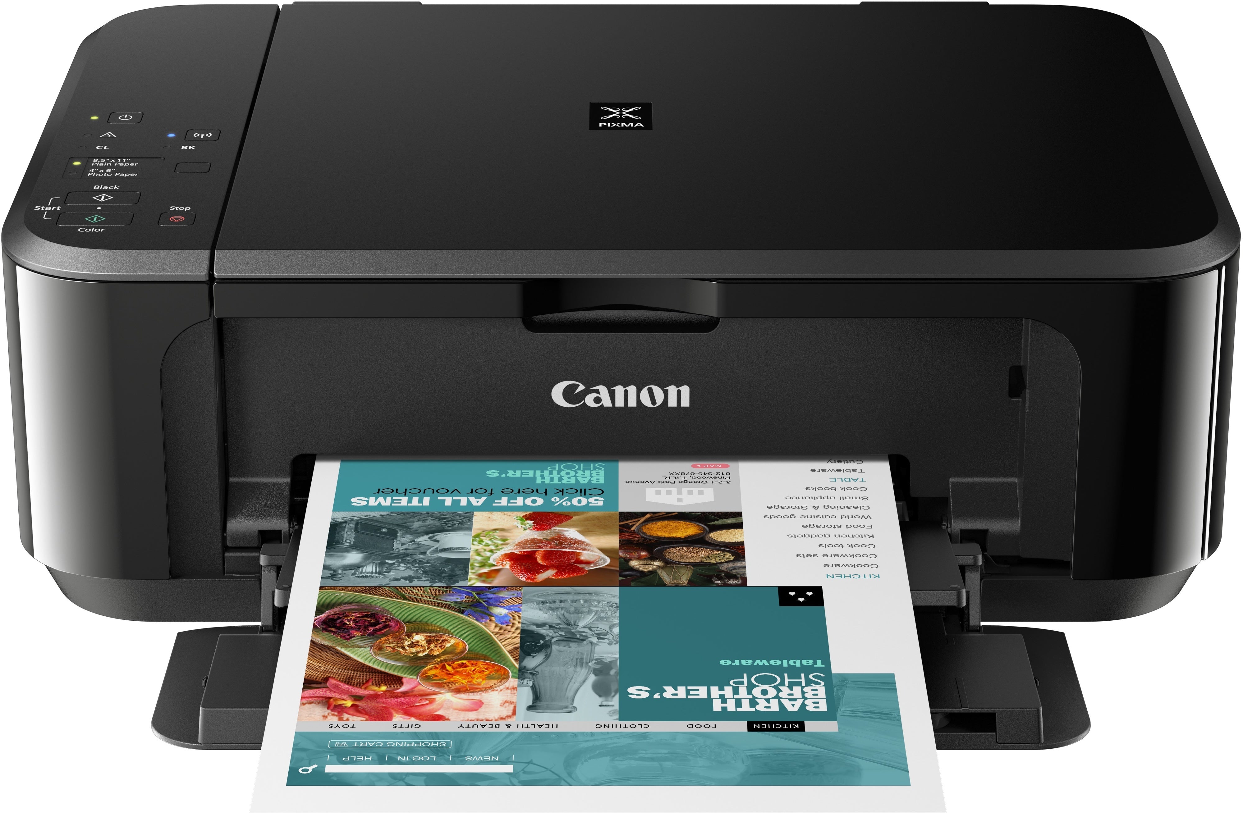 Canon Pixma MG3650S - multifunktionsskrivare, svart