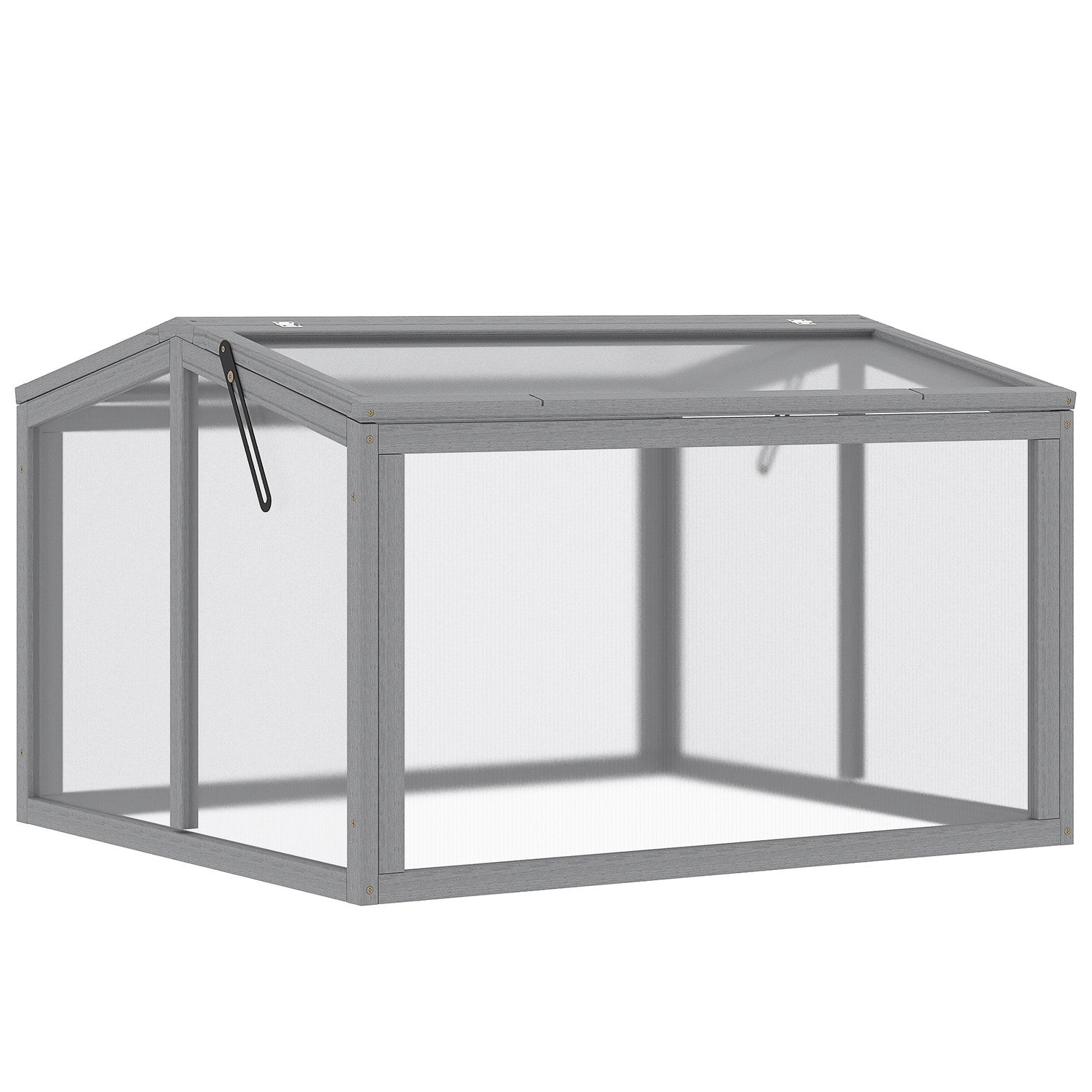 Cold Frame Greenhouse – Trä & Polykarbonat, 90x80x58 cm