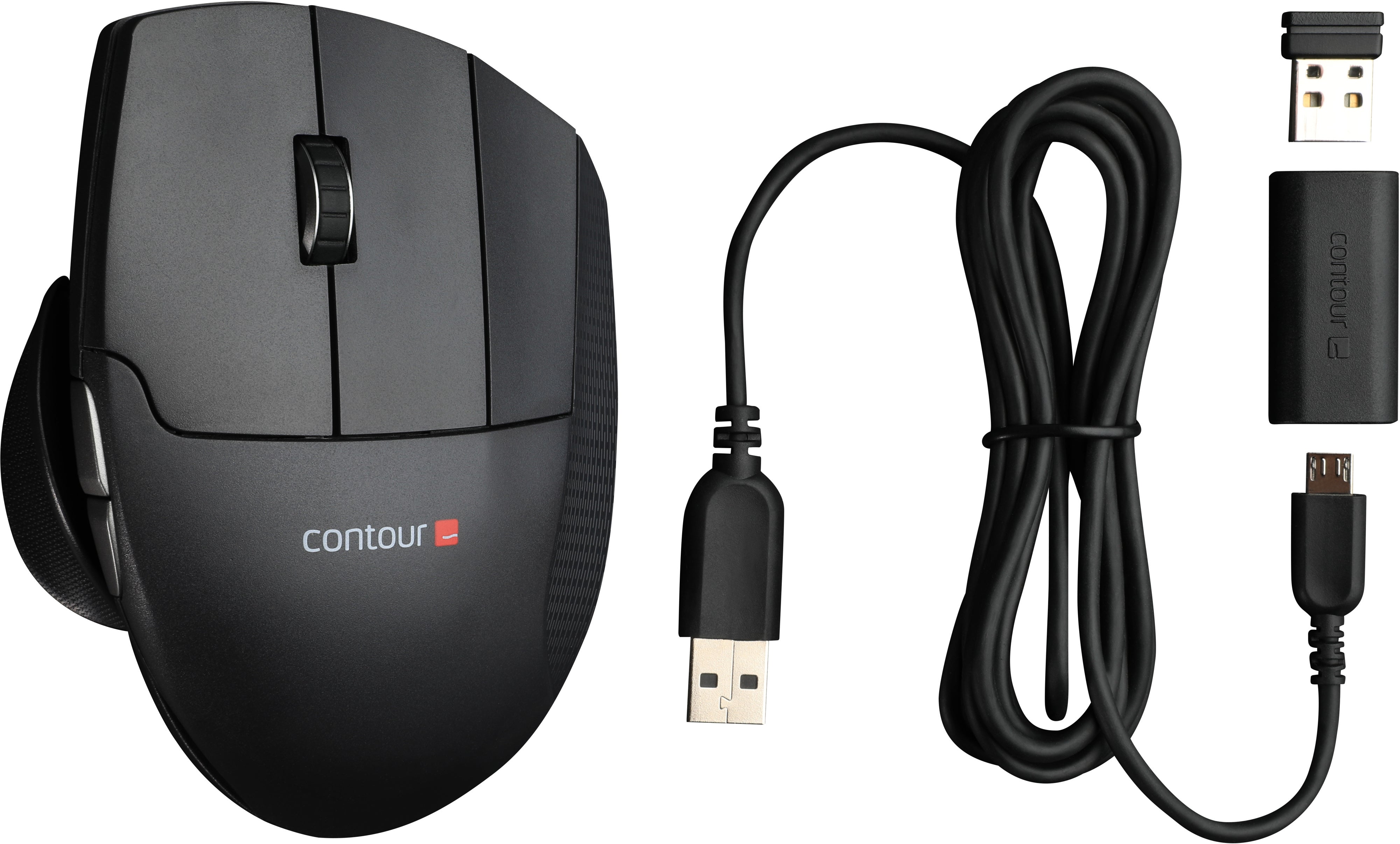 Contour Wireless Unimouse - trådlös justerbar vertikal mus