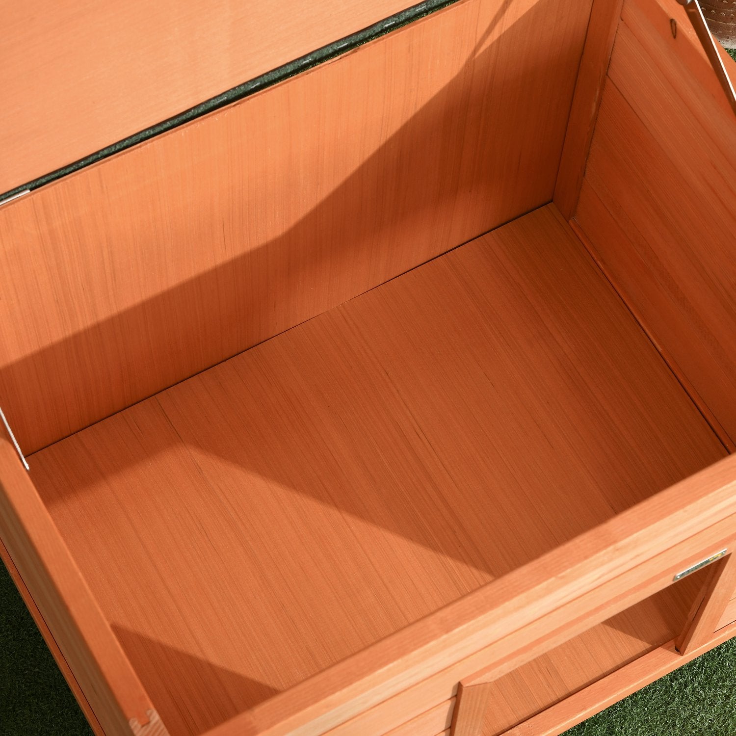 Gran Wood Hund Kennel Med Tak – Mysigt Pet House 82x58x58 Cm