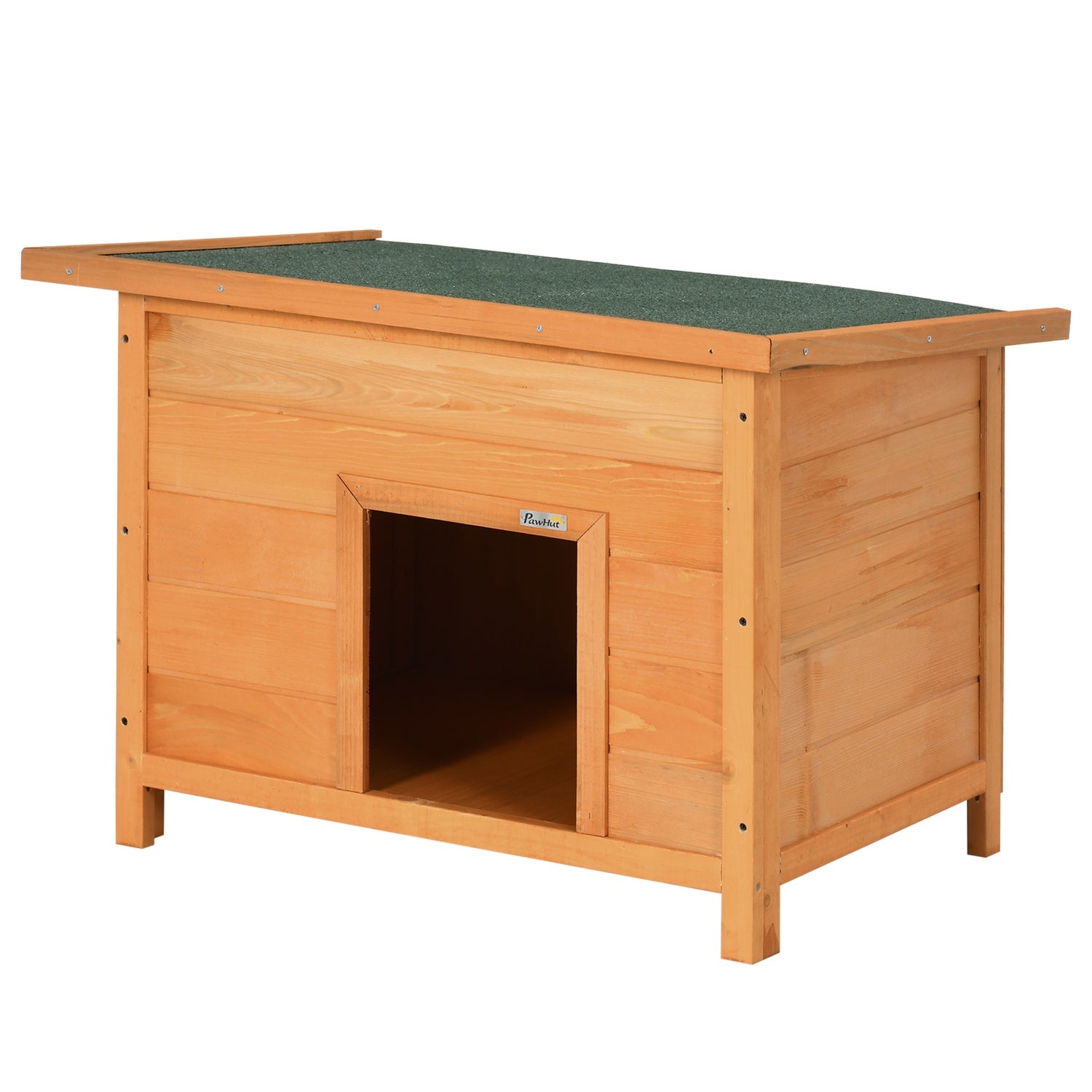 Gran Wood Hund Kennel Med Tak – Mysigt Pet House 82x58x58 Cm