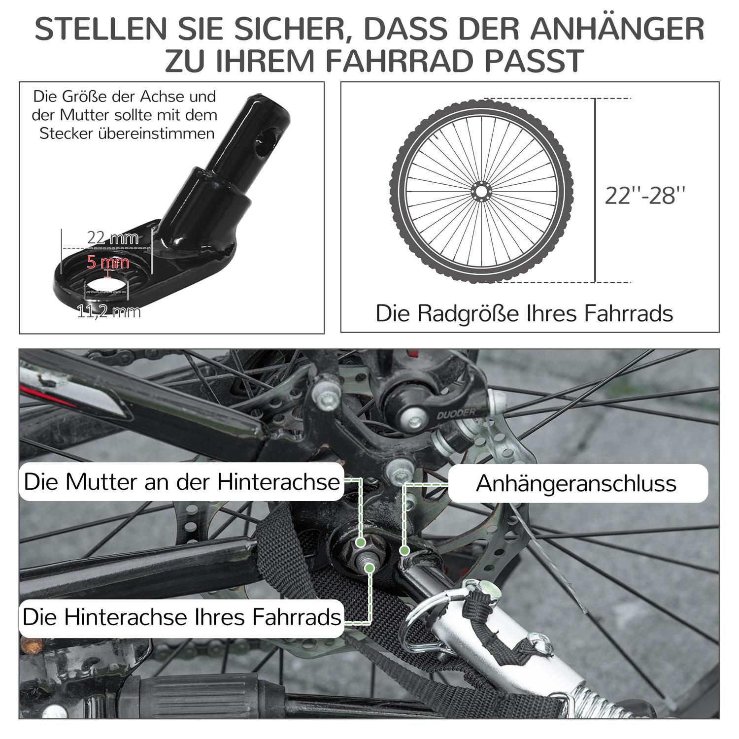 Hundcykelvagn för små hundar, 3-i-1 husdjurshus & last