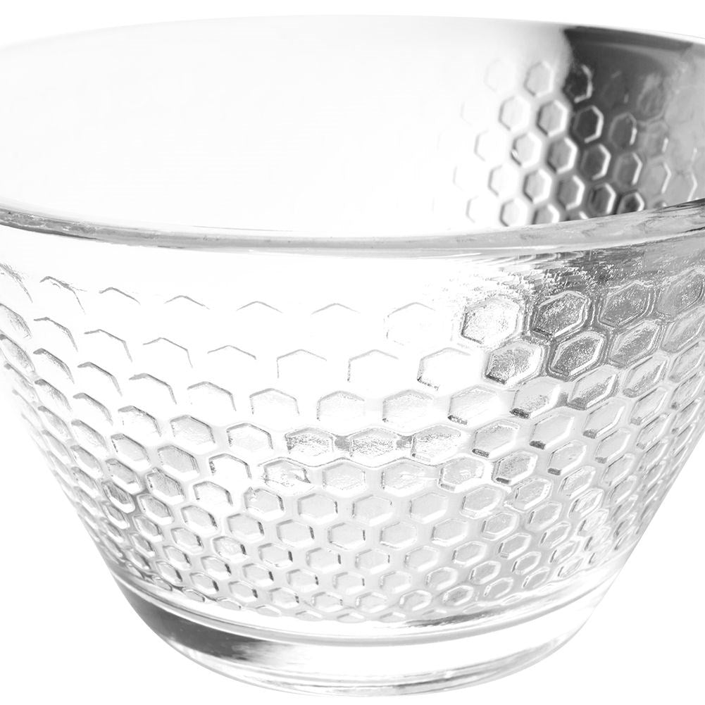 Elegant glasskål set för sallad, snacks, dessert - tål maskindisk