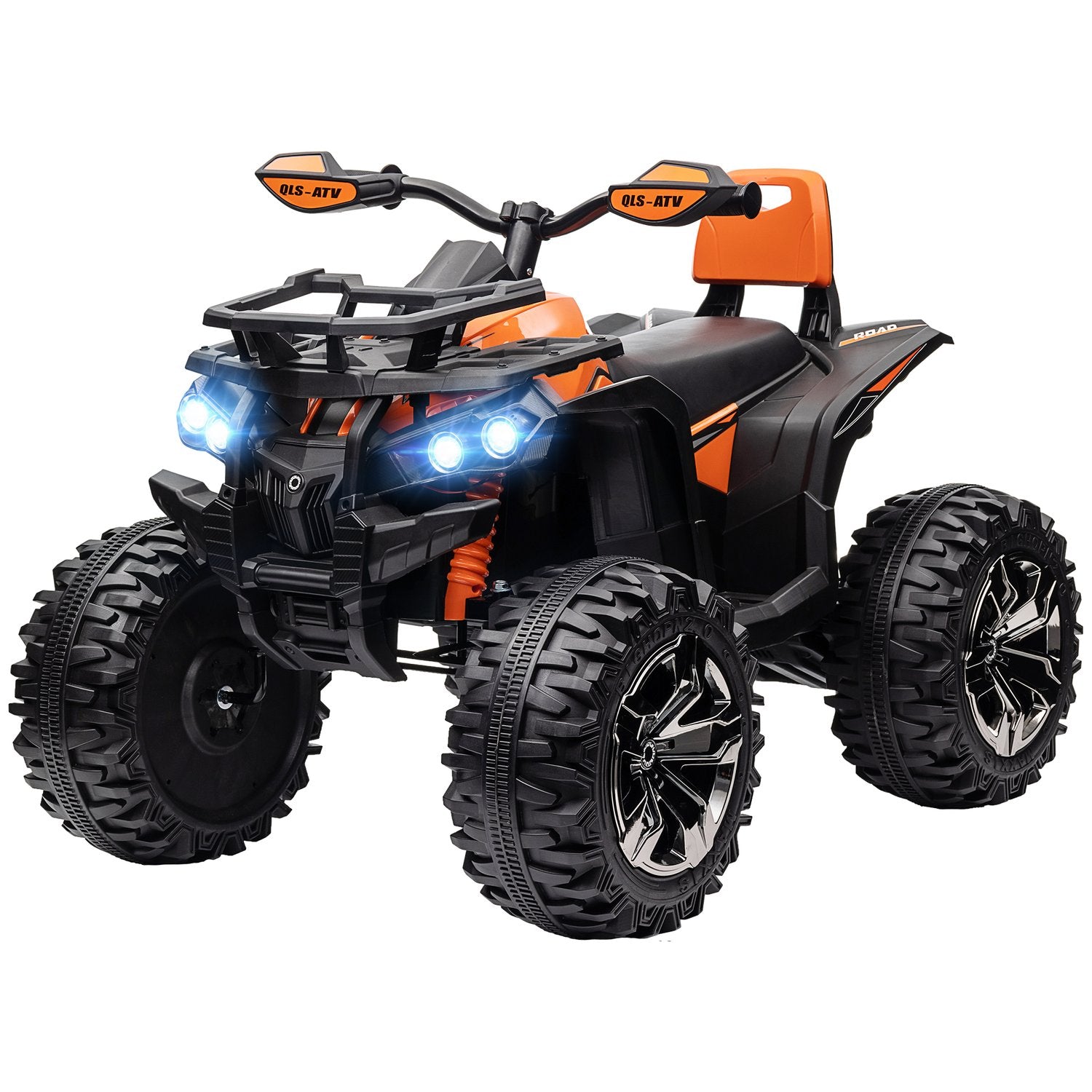 Elektrisk Quad för barn 3-5, 12V med MP3 & USB, Orange