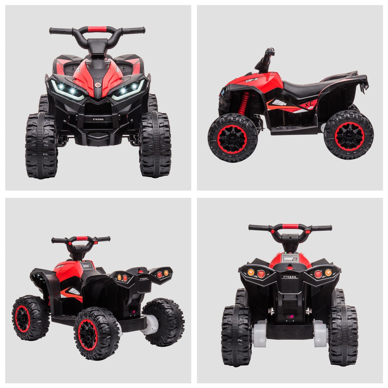 Elektrisk Quad för barn med USB, MP3 och dubbla motorer