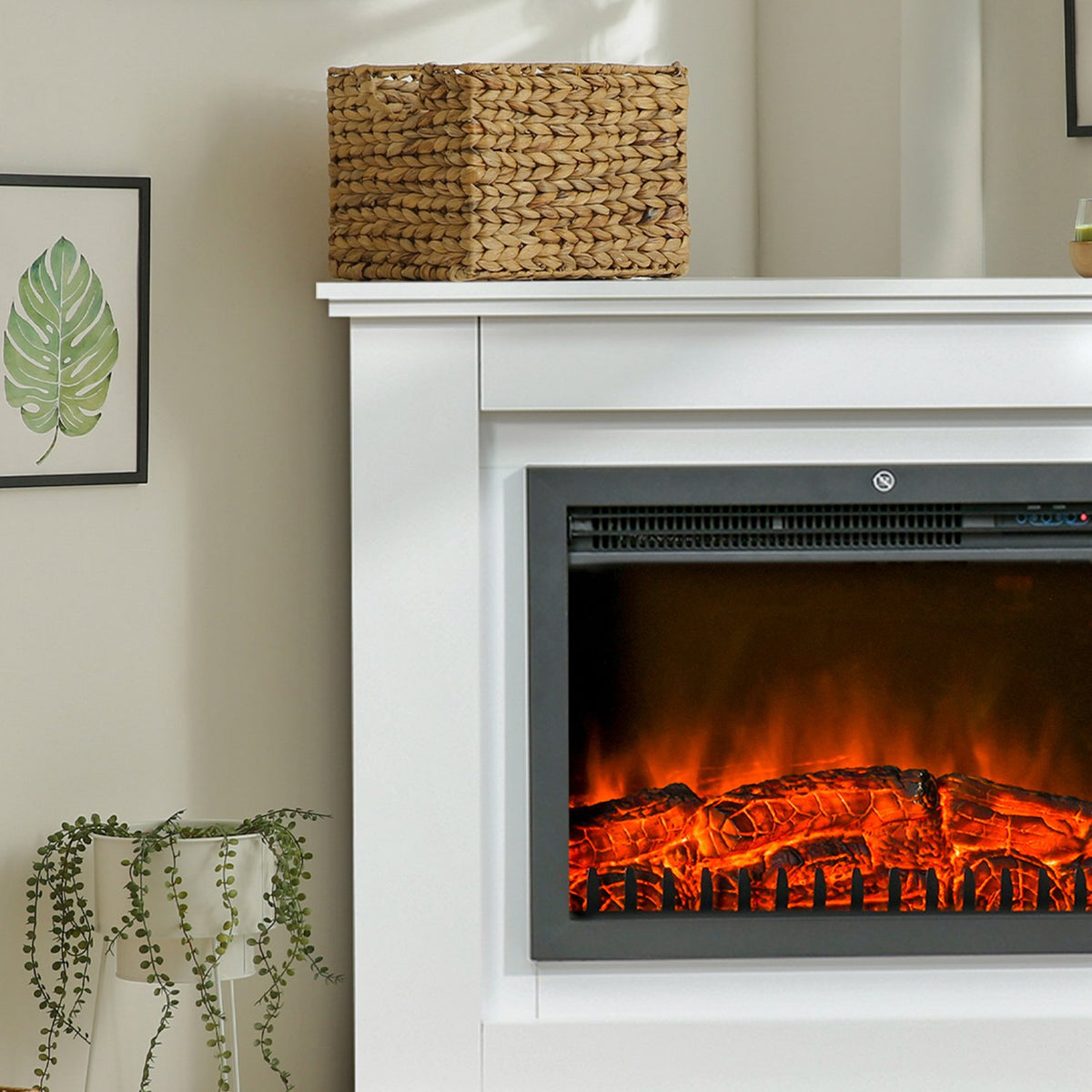 Elektrisk spis, 1000W/2000W, 20–25m² täckning