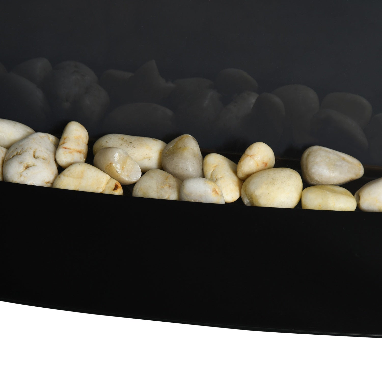 Modern vägg elektrisk öppen spis – 89,2 x 13,5 x 48cm