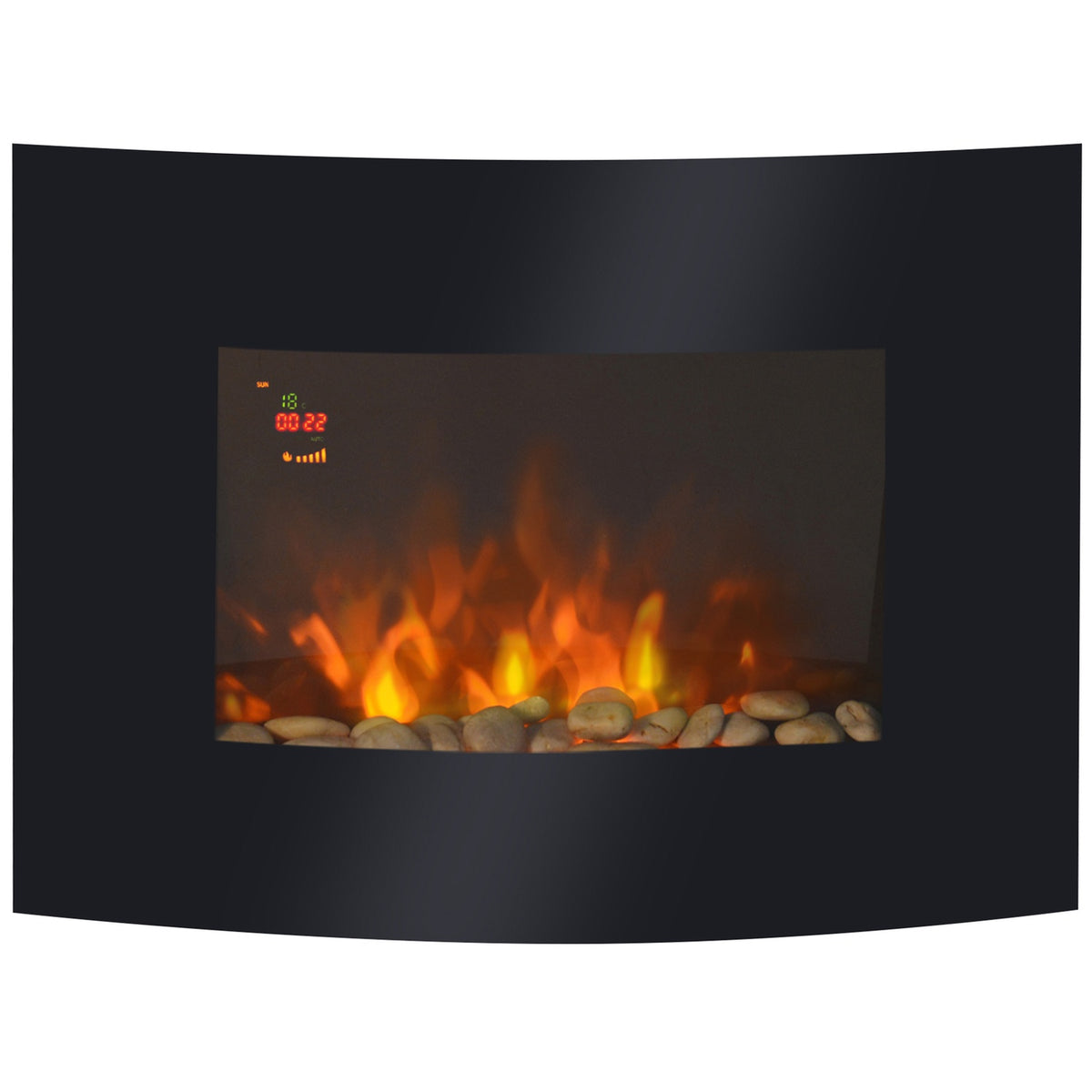 Elektrický nástěnný krb 65cm – útulný doplněk atmosféry