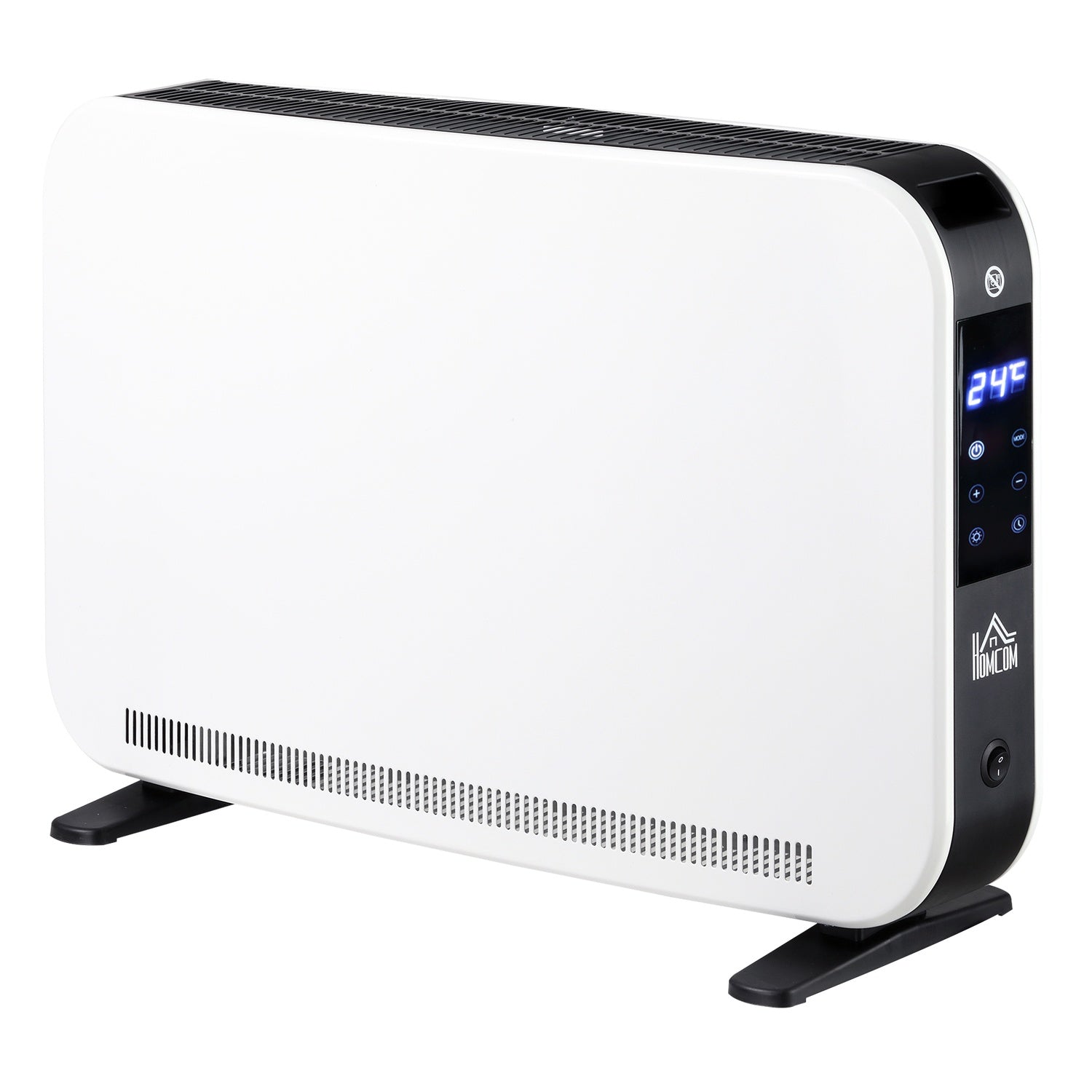 Elektrisk värmefläkt 2180W, 3 värmenivåer, timer, vit