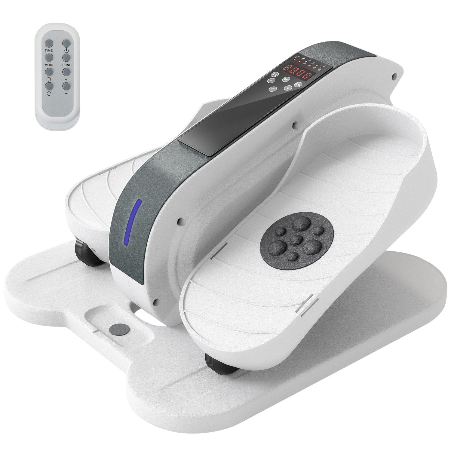 Ellipstränare under skrivbordet med 10 hastighetsnivåer och LCD