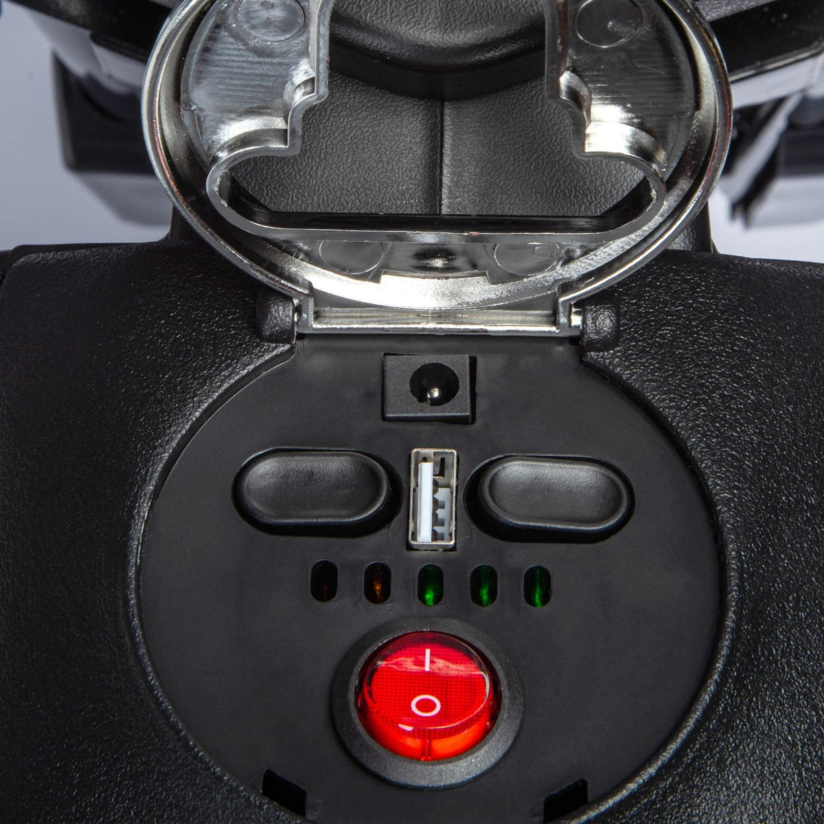 Elmotorcykel för barn, 12V, musik- och träningshjul, 6 km/h