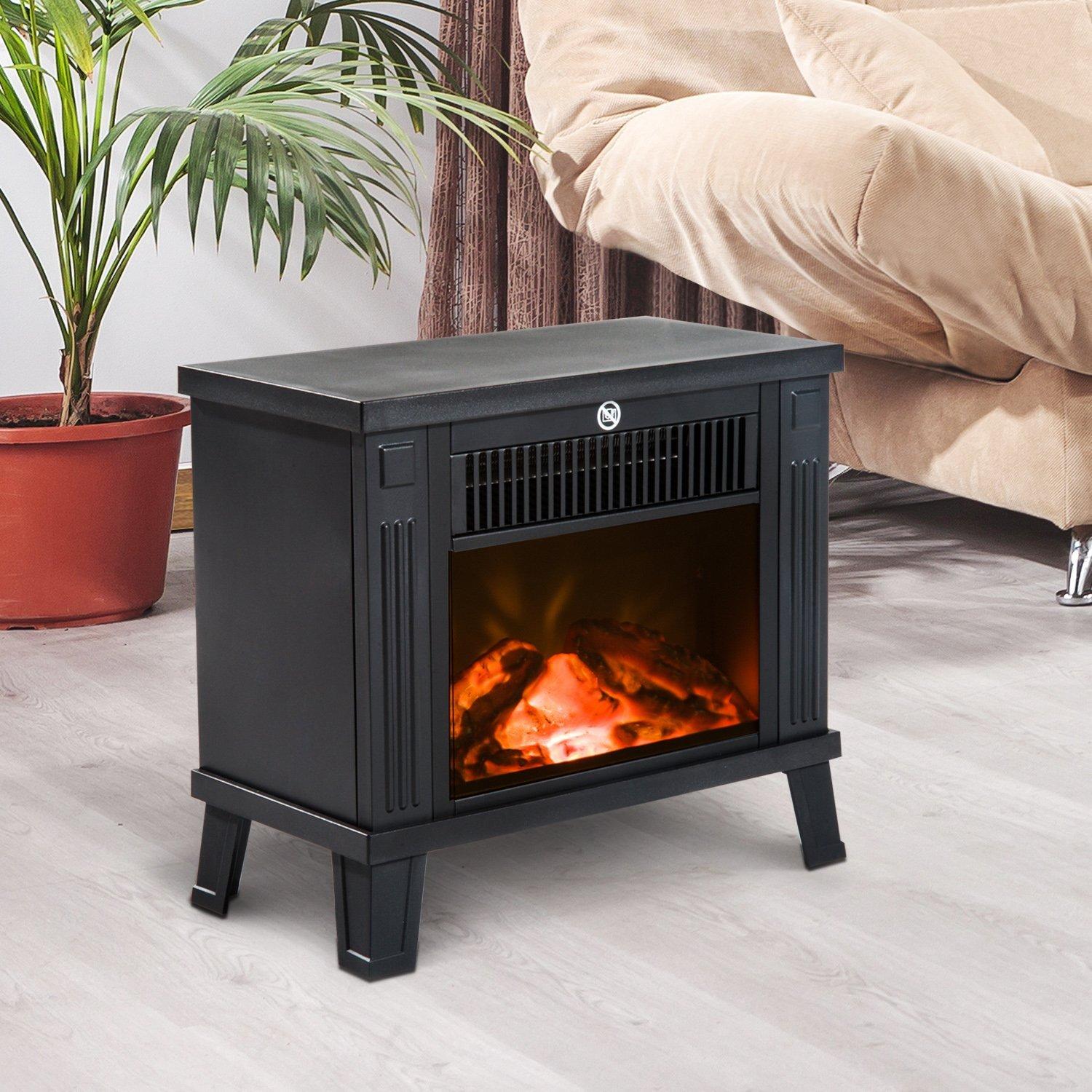 Elspis – 600/1200W, svart, 34x17x31 cm