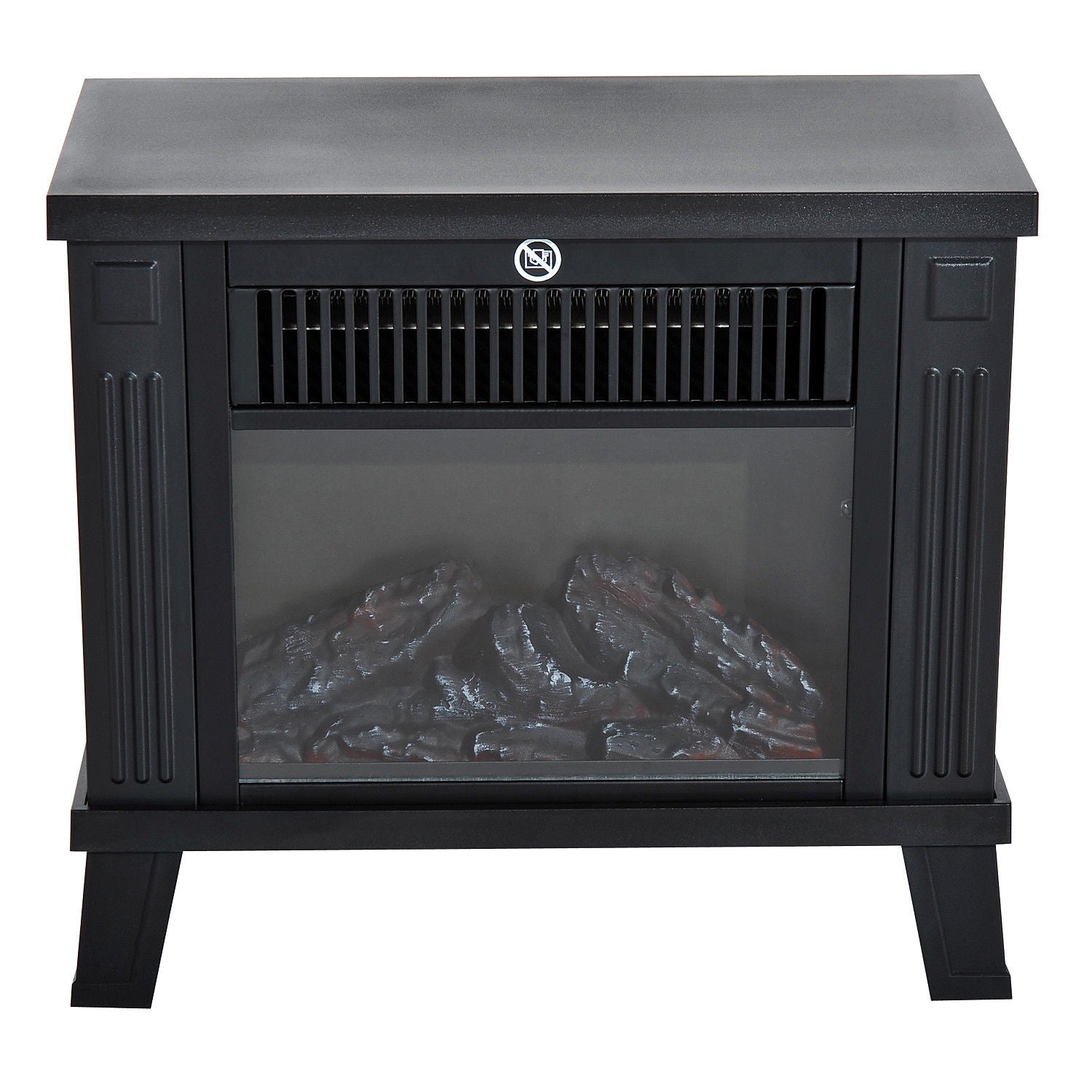 Elspis – 600/1200W, svart, 34x17x31 cm