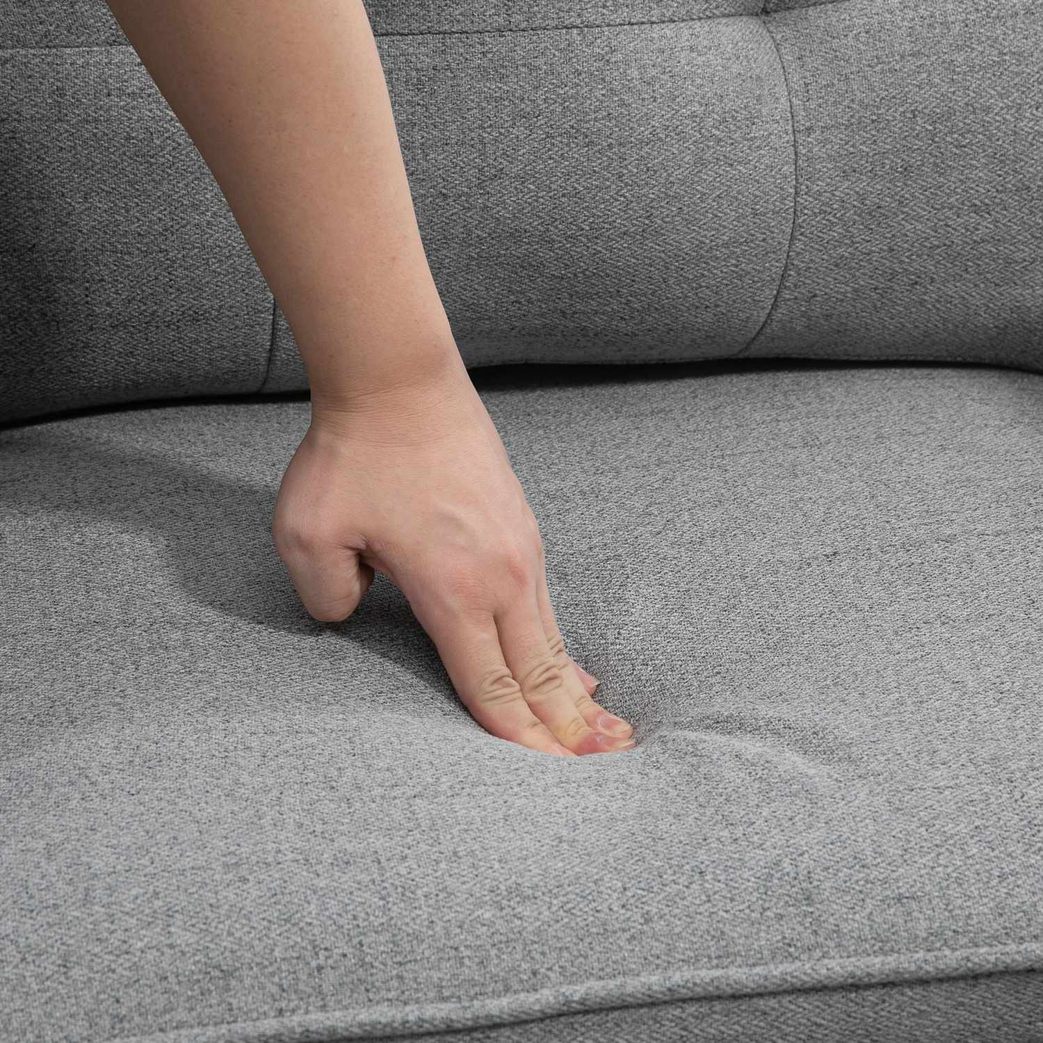 Lounge Fåtölj; Linnelook, kudde, 120 kg kapacitet