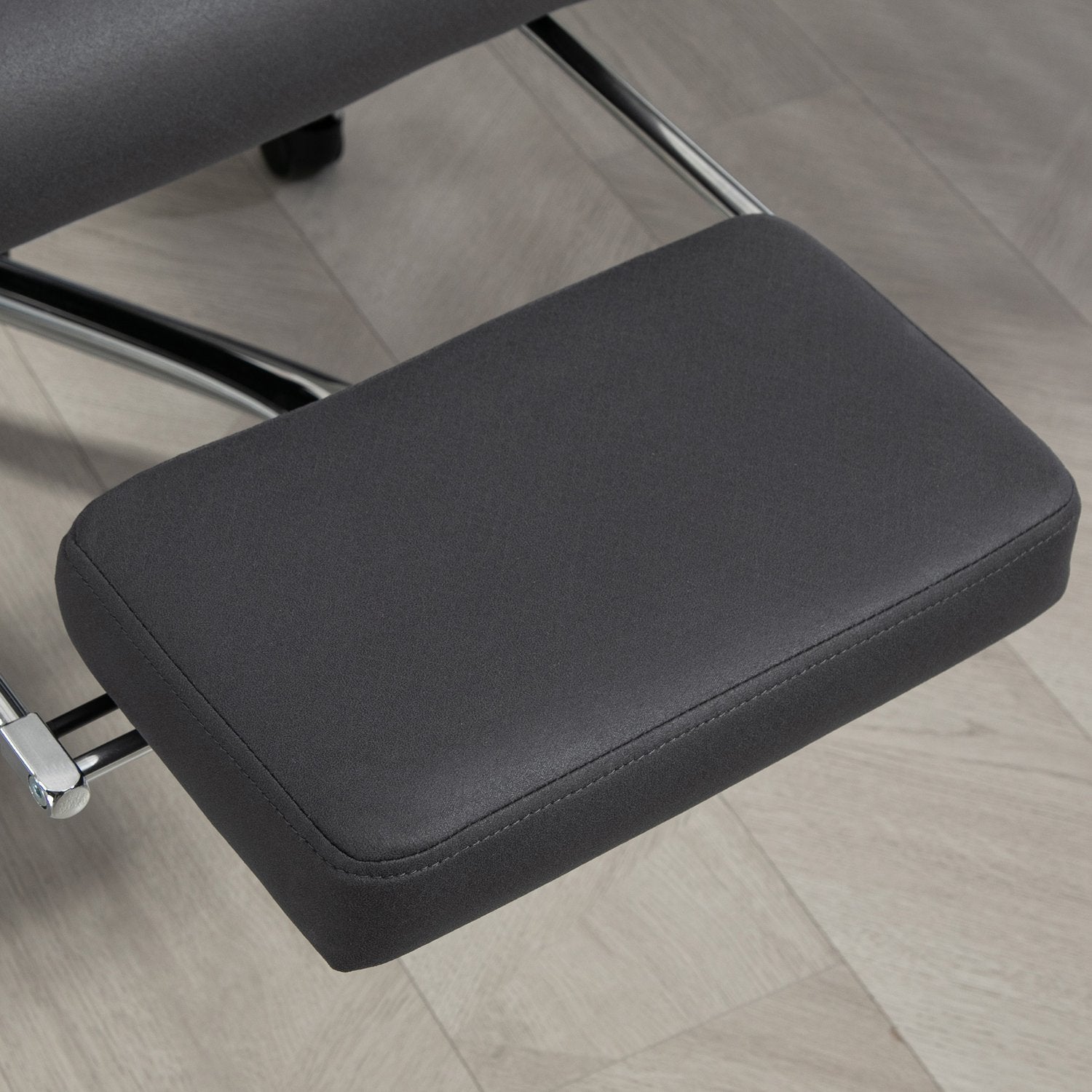 Ergonomisk kontorsstol, mörkgrå, massage & liggfunktion