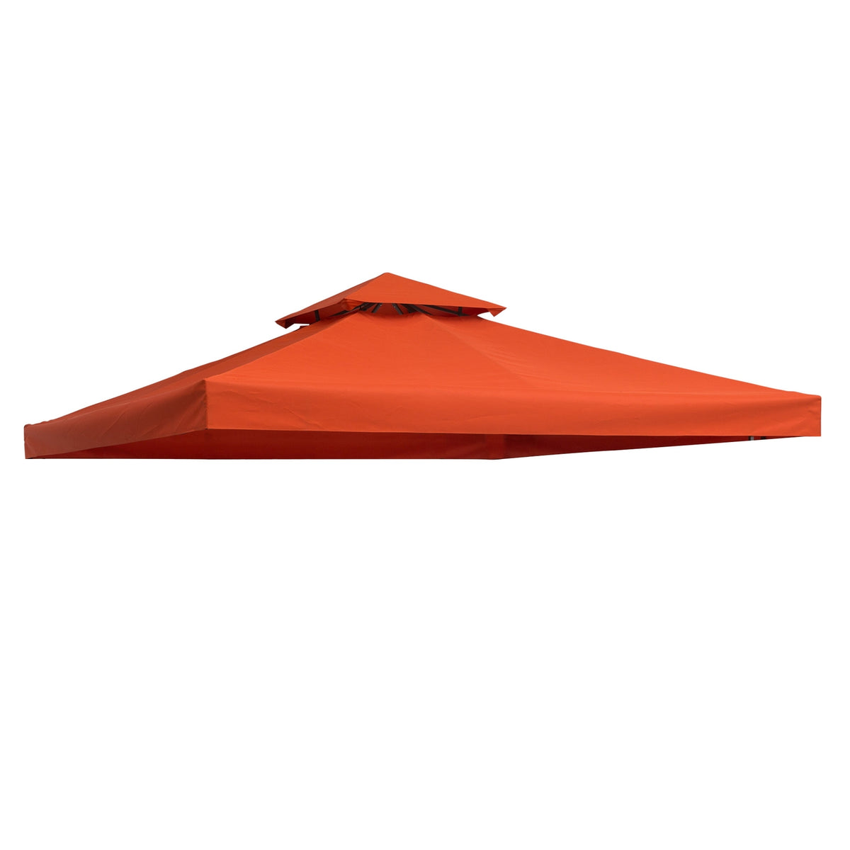 Ersättningsgazebo tak, roströd polyester, 3x3M