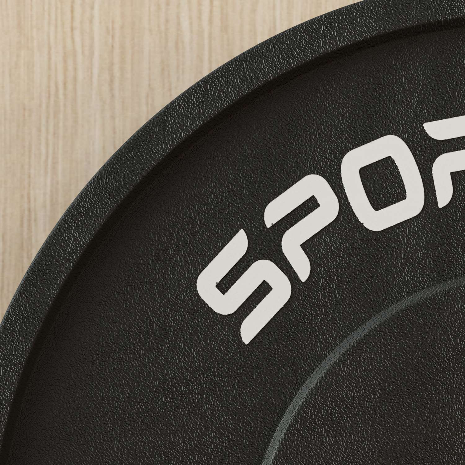 Ett par 20 kg hantelvikter, svart, 50 mm hål
