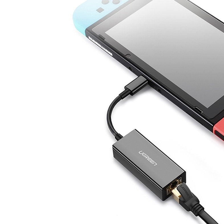 Extern RJ45 LAN-adapter - USB-C 1 Gigabit Ethernet - Grå