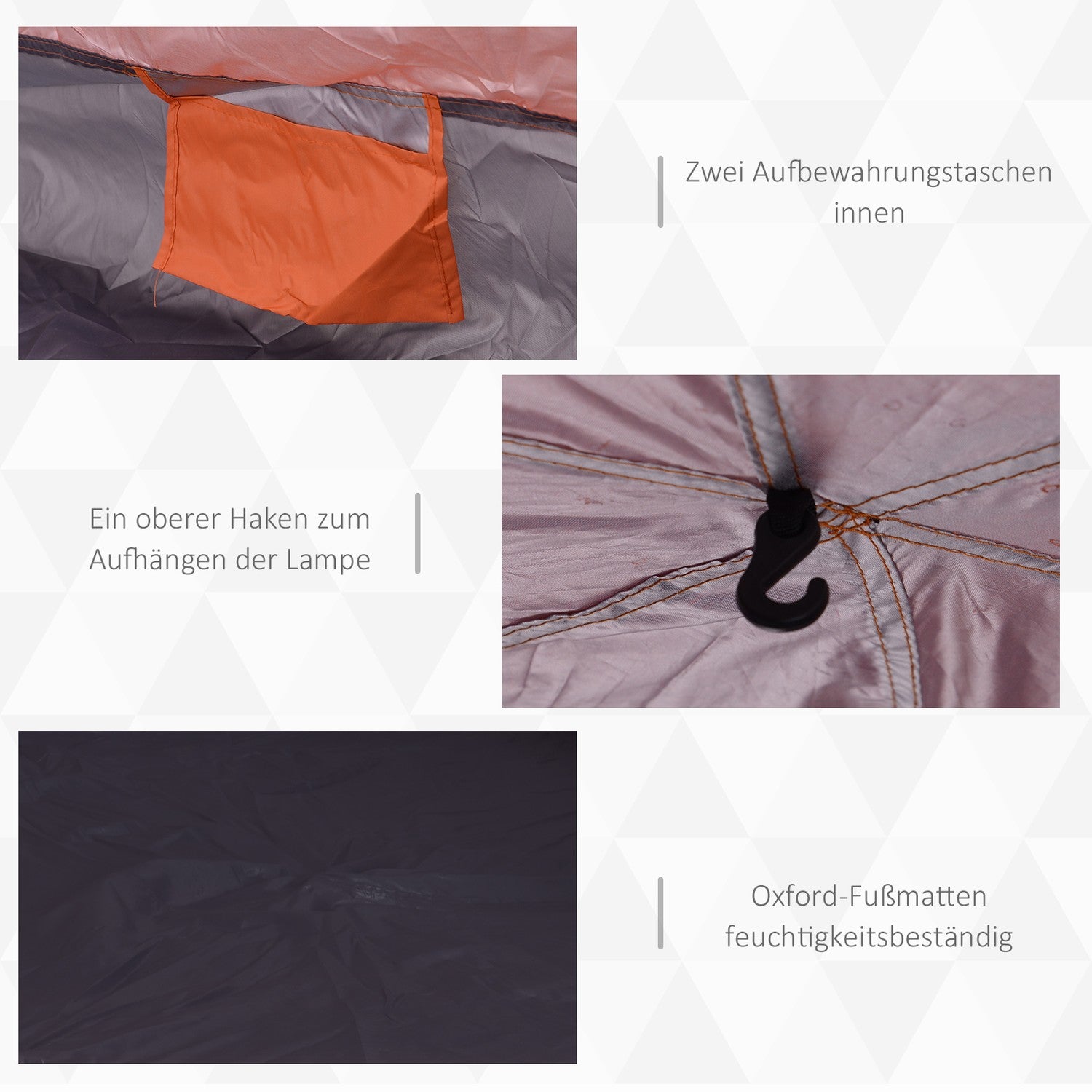 Familjetält, snabbuppställning, 4-6 personer, 4 säsonger, vattentät