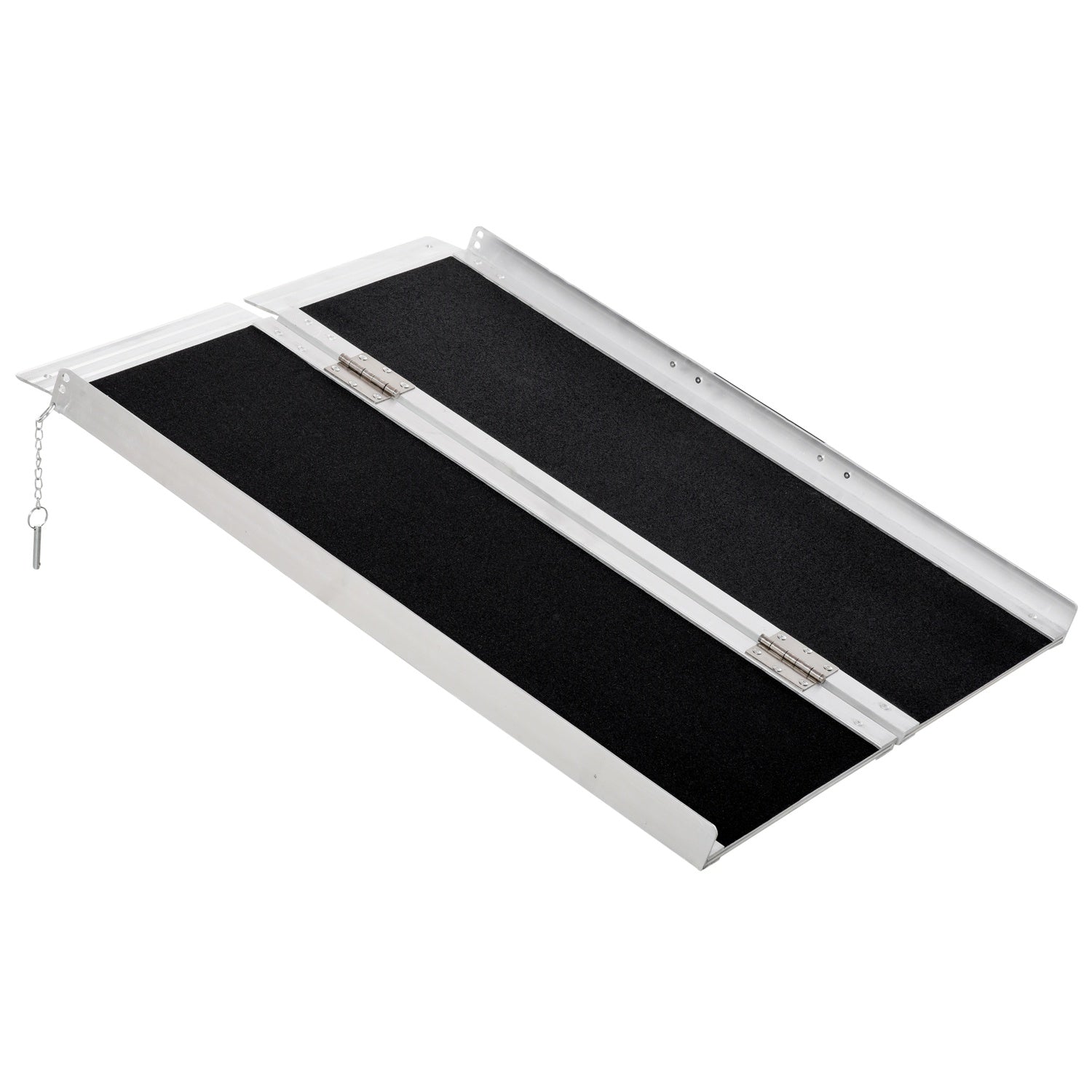 Fällbar rullstolsramp, kapacitet 270 kg, 93x73 cm