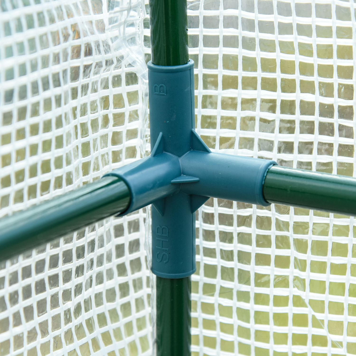 Folie Växthus 200x100x215cm, Meshfönster & UV-skydd