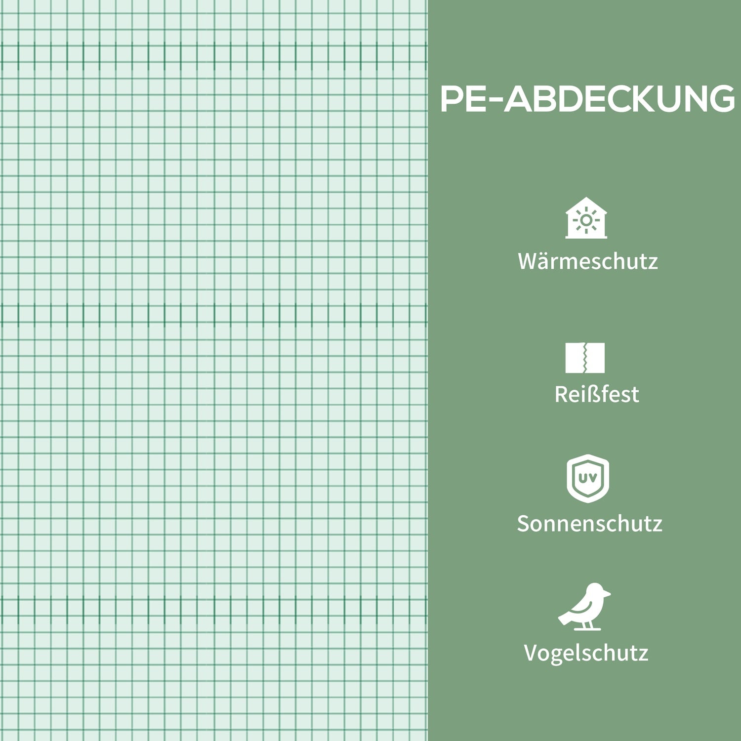 Folieväxthus med rulle och 4 hyllor, stålram, 69x50x165 cm