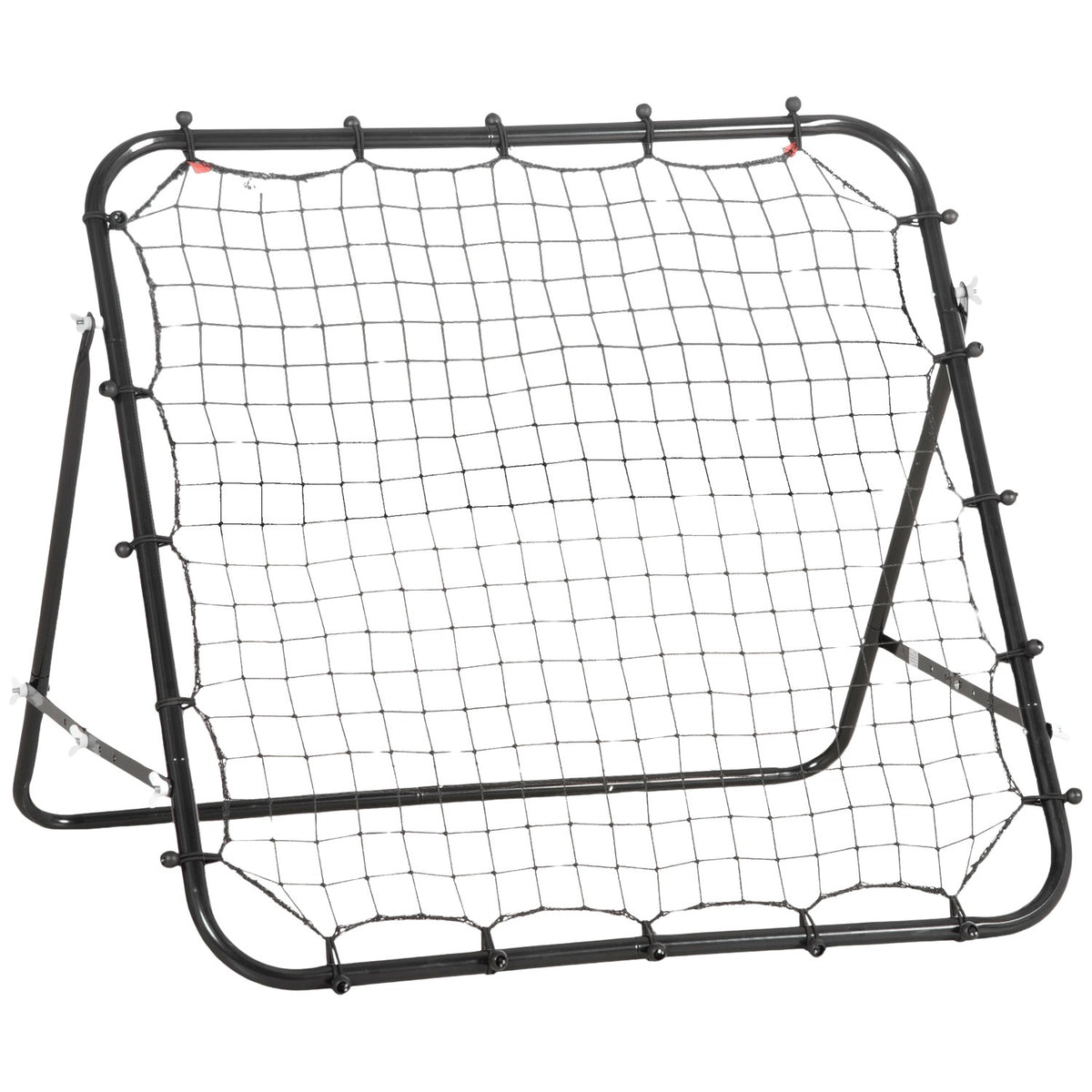 Football Rebounder Wall Net, Metall & PE, 96x80x96 cm