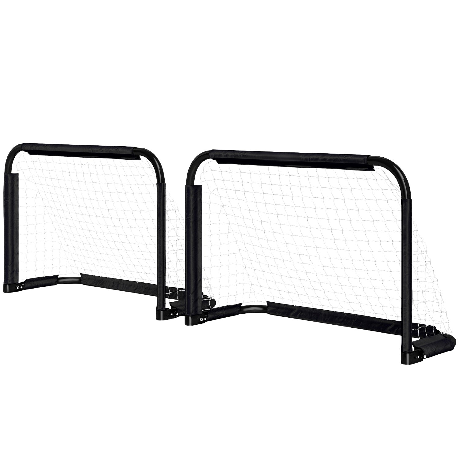 Fotbollsmålset om 2 – Vikbar metallram, 90x36x60 cm